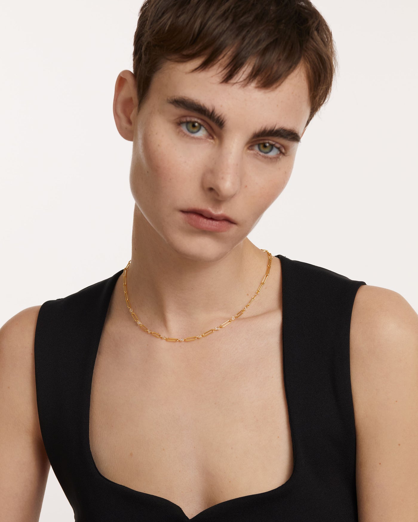Miami Chain Necklace 
  
    Sterling Silver / 18K Gold plating
  
