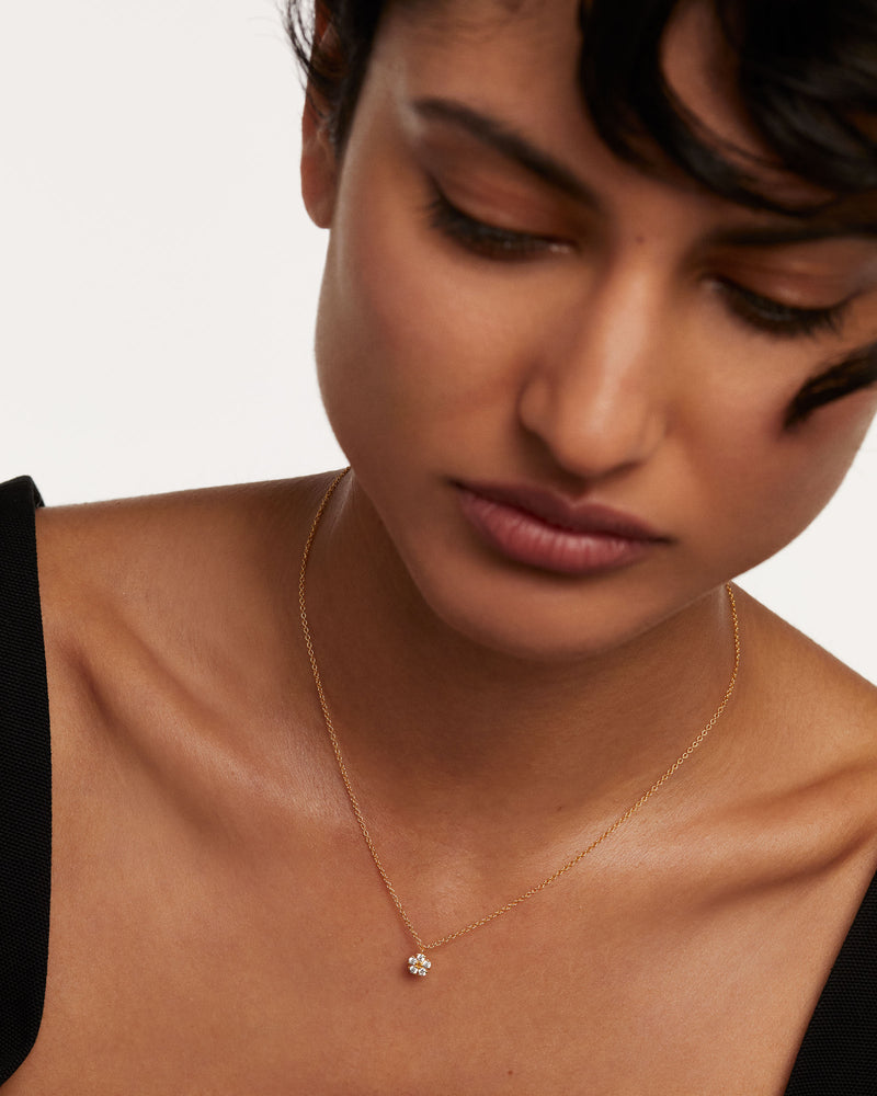 Daisy Necklace - 
  
    Sterling Silver / 18K Gold plating
  
