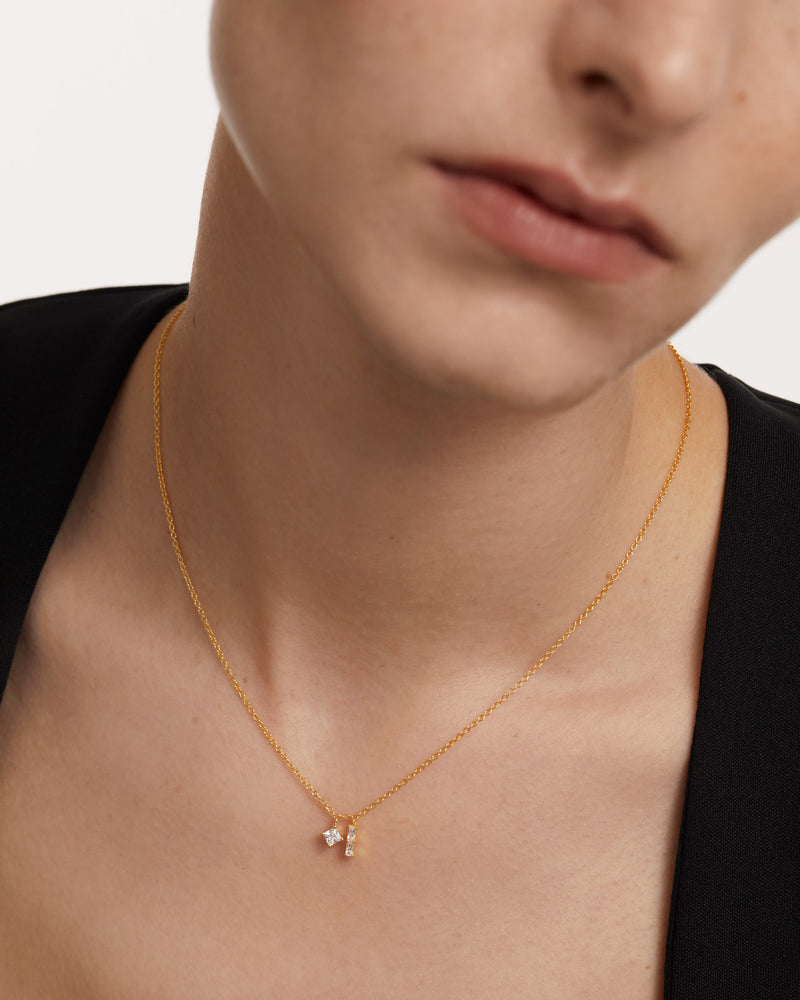 Isla Necklace - 
  
    Sterling Silver / 18K Gold plating
  
