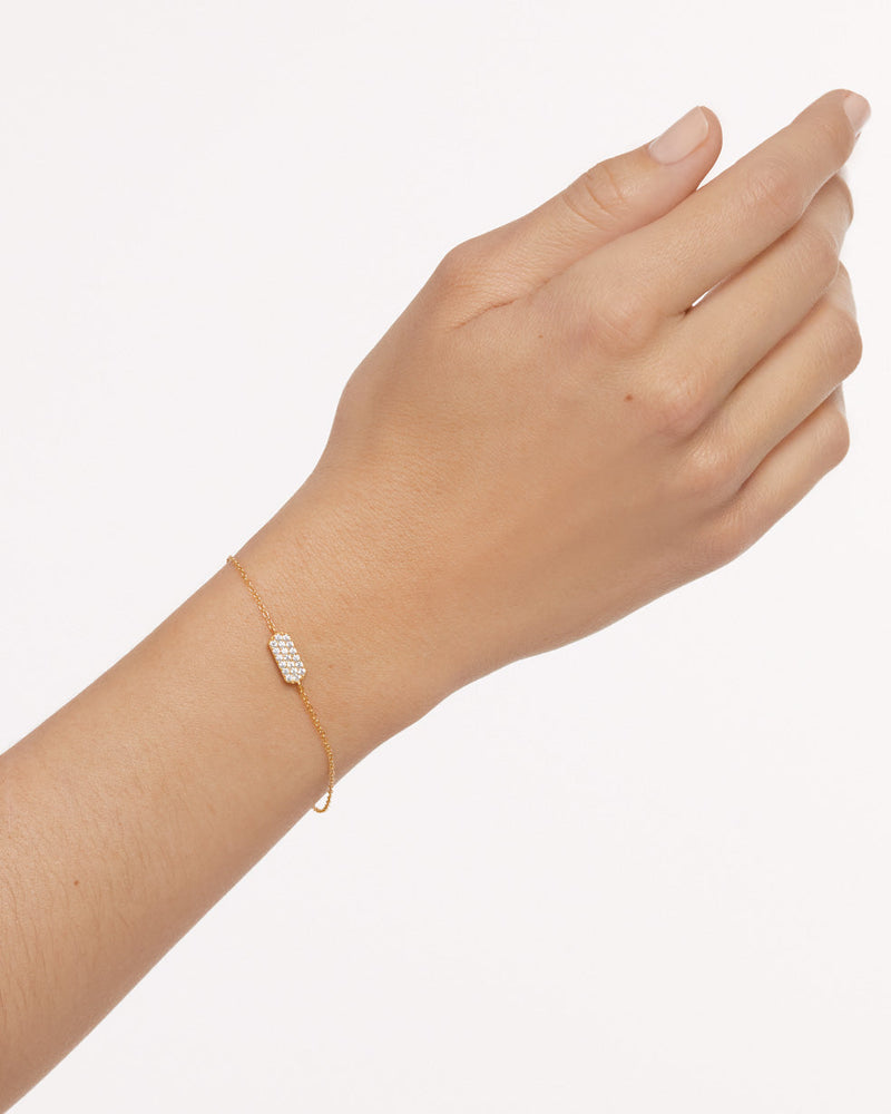 Bracciale Icy - 
  
    Argento sterling / Placcatura in Oro 18K
  
