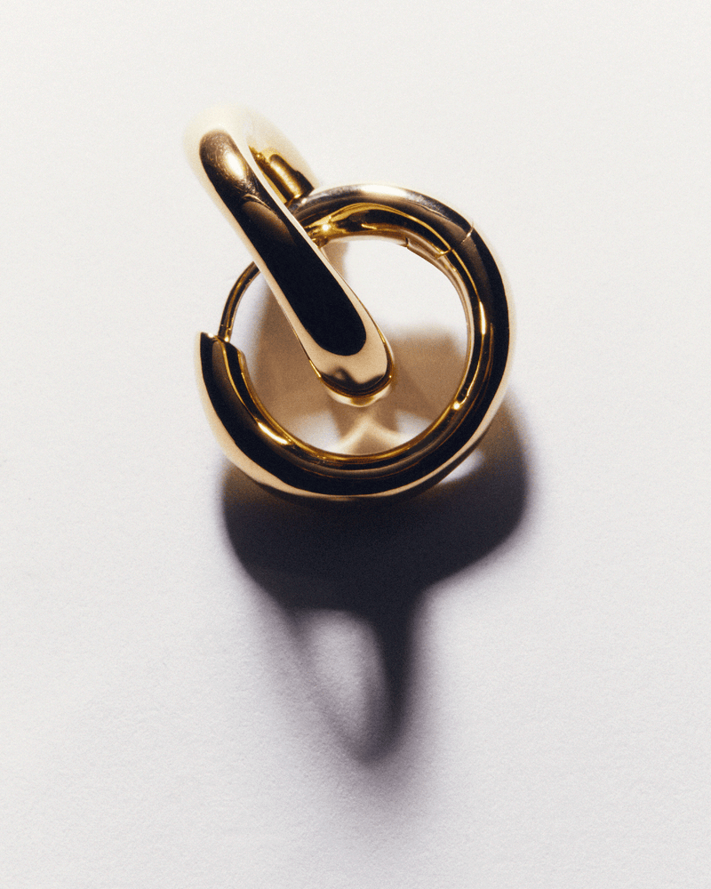 Pirouette Earrings - 
  
    Brass / 18K Gold plating
  
