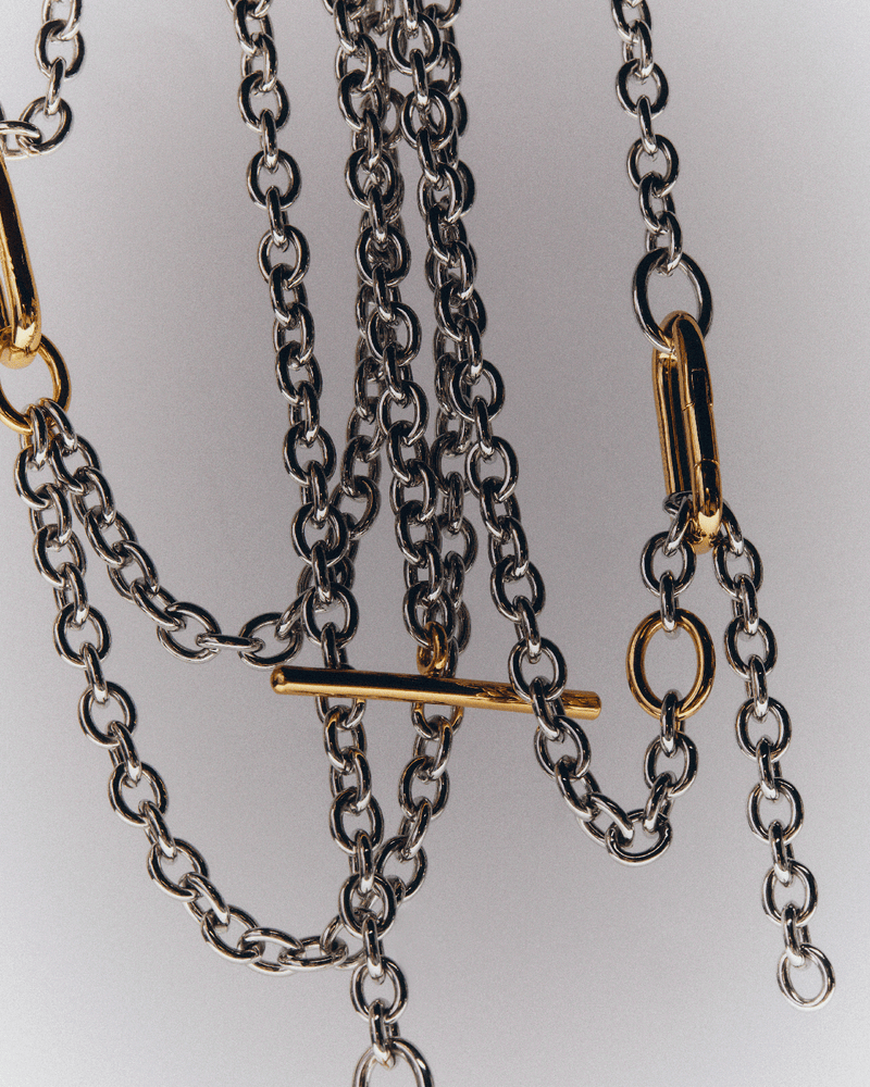 Beat Chain Necklace - 
  
    Brass / 18K Gold plating
  
