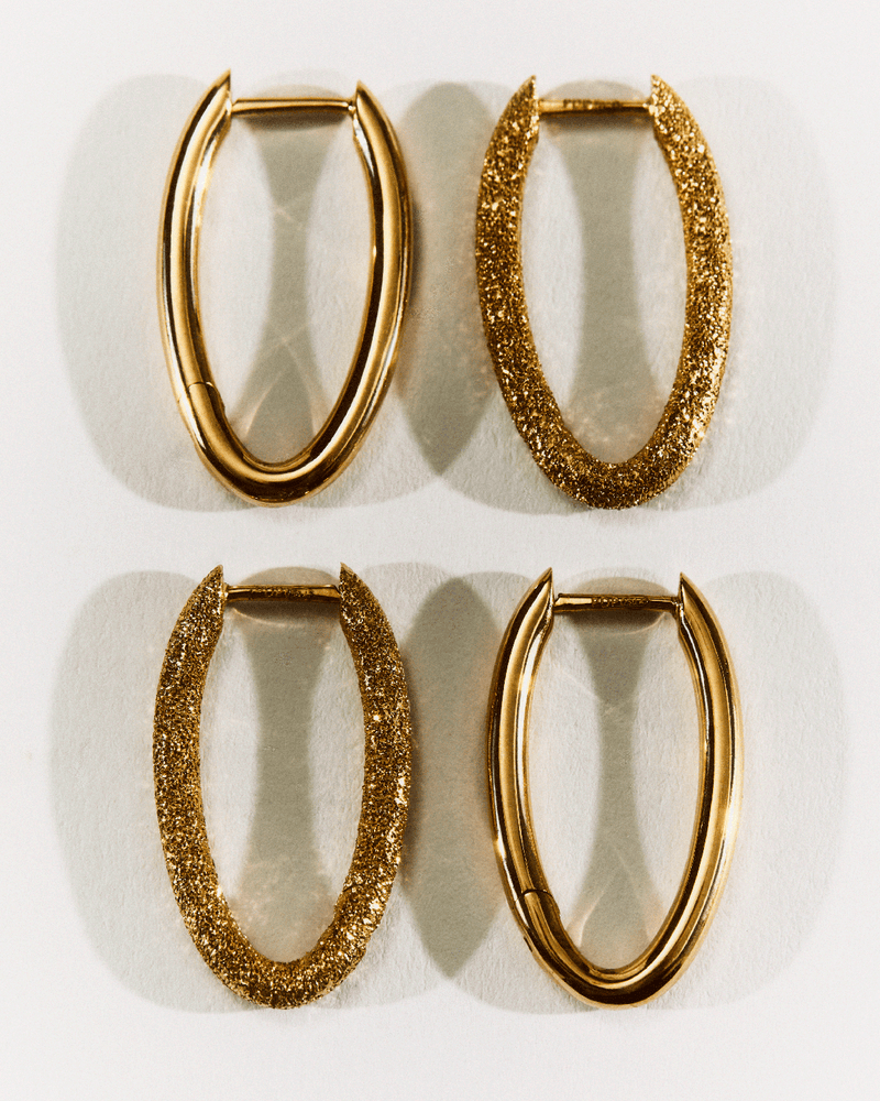 Orecchini a Cerchio in Oro Vera - 
  
    Oro 18K
  
