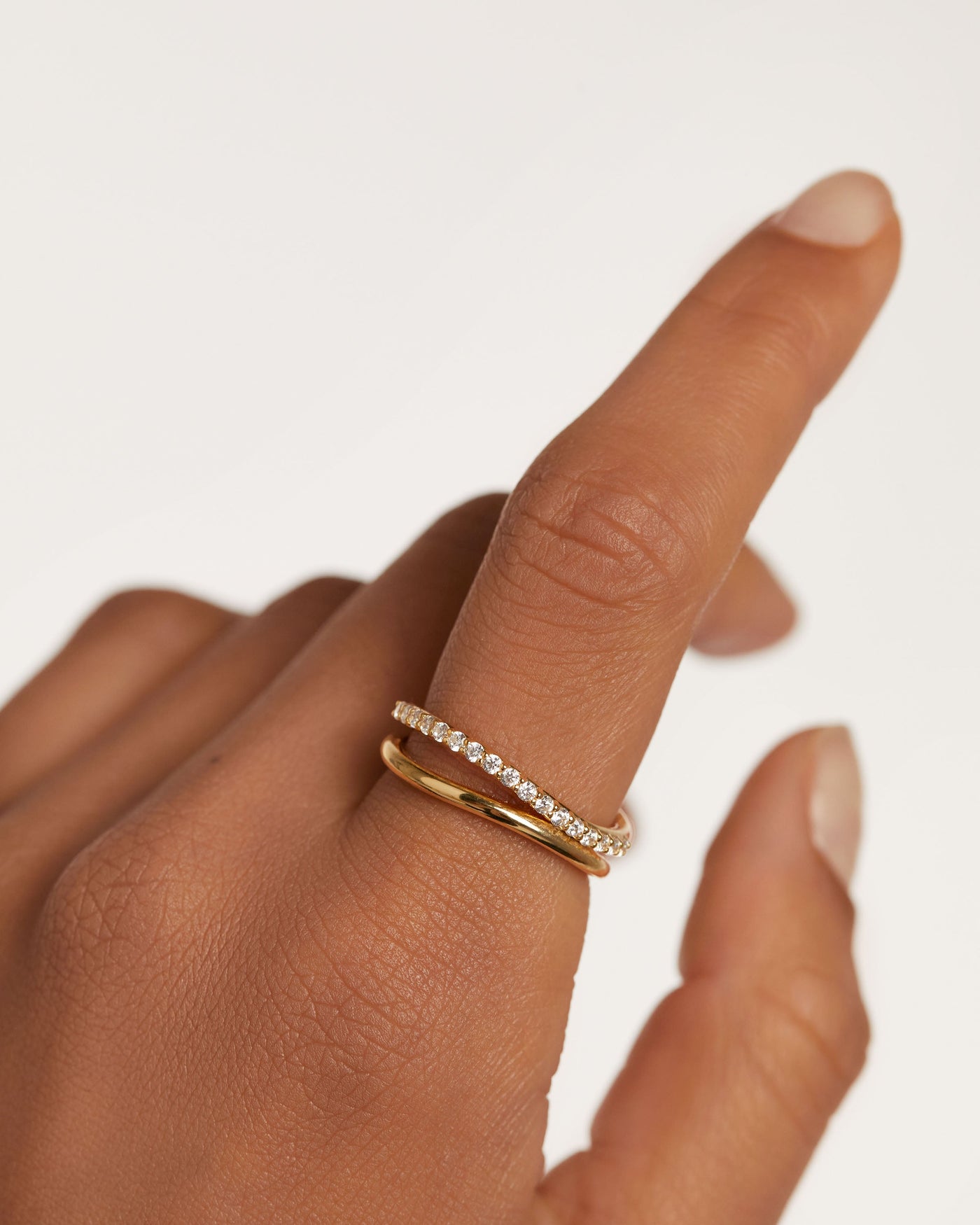 Twister Ring 
  
    Sterling Silber / 18K Goldplattierung
  
