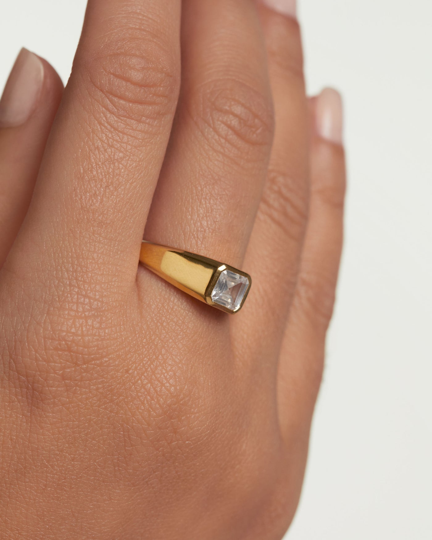 Crystal and zirconia  rings