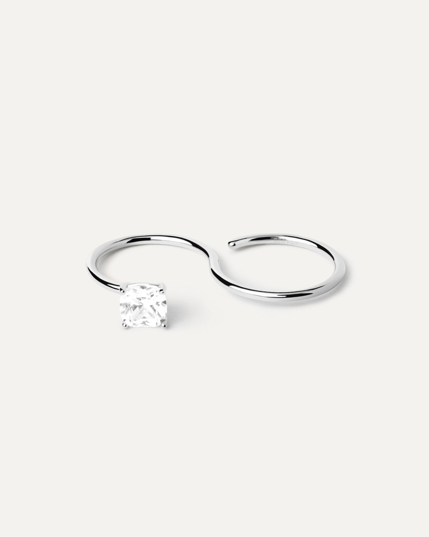Crystal and zirconia  rings