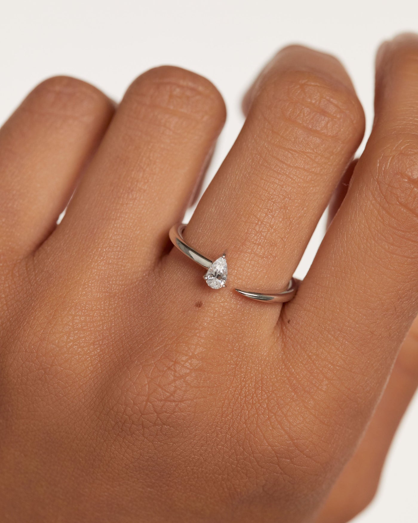 Crystal and zirconia  rings