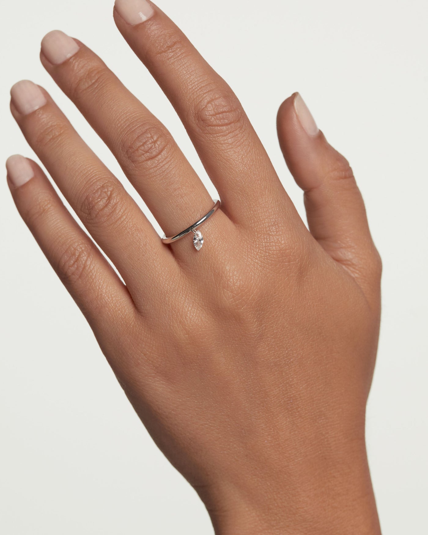 Crystal and zirconia  rings