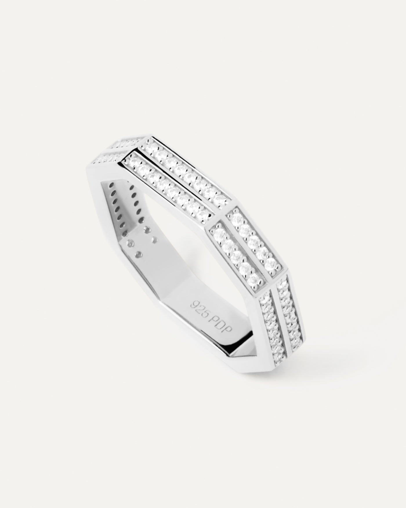 Crystal and zirconia  rings