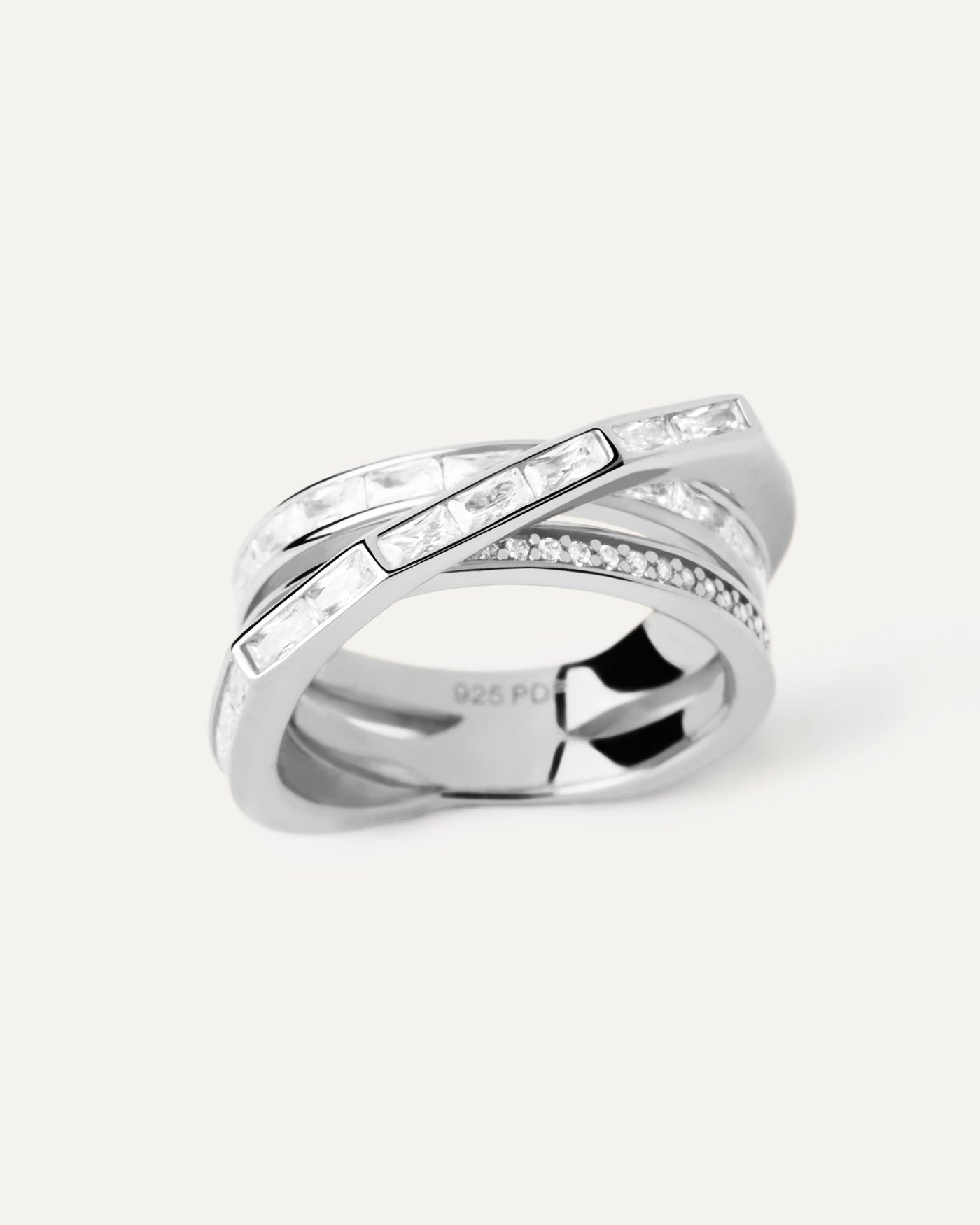 Crystal and zirconia  rings