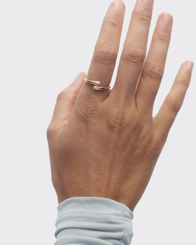 Anello in diamanti e oro Eclipse - 
  
    Oro 18K
  
