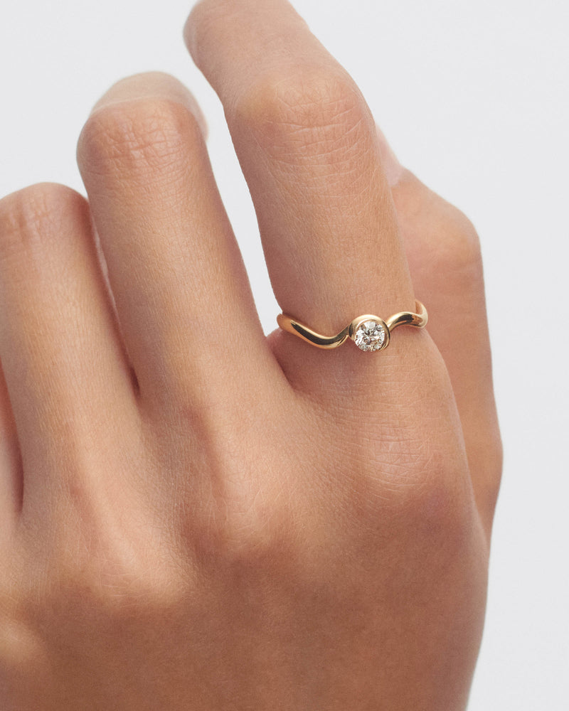 Anello in diamanti e oro Delia - 
  
    Oro 18K
  
