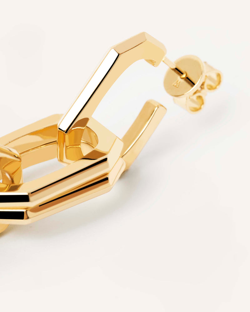 Signature Chain Earrings - 
  
    Brass / 18K Gold plating
  
