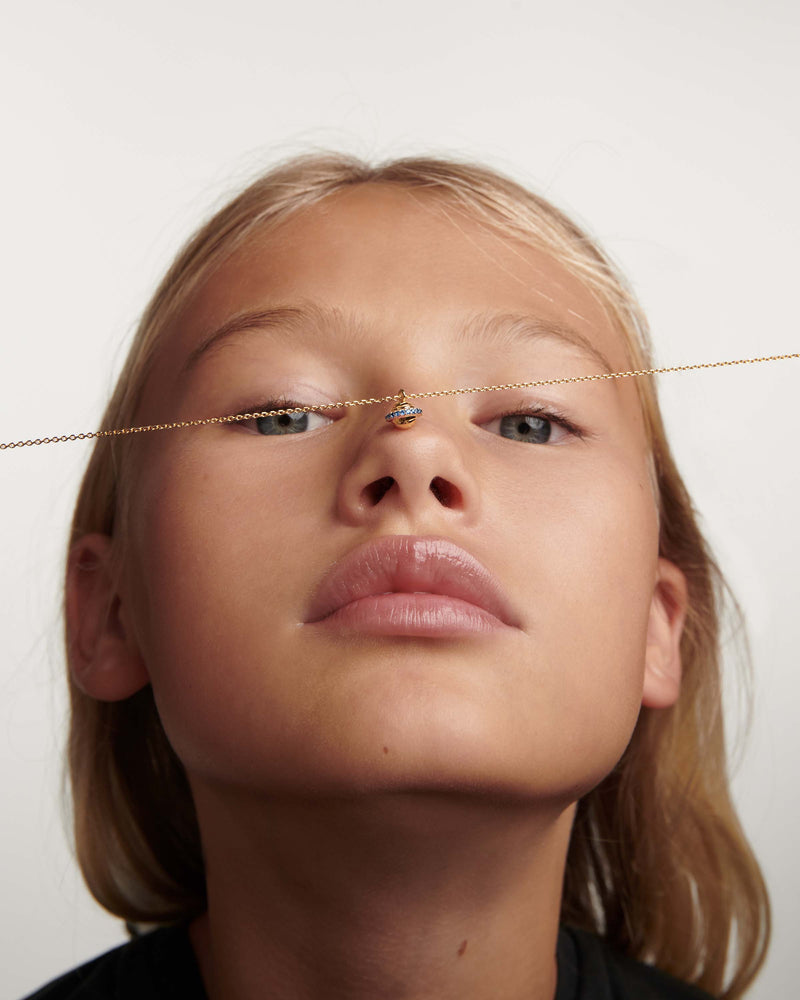 Saturn Trip Necklace - 
  
    Sterling Silver / 18K Gold plating
  
