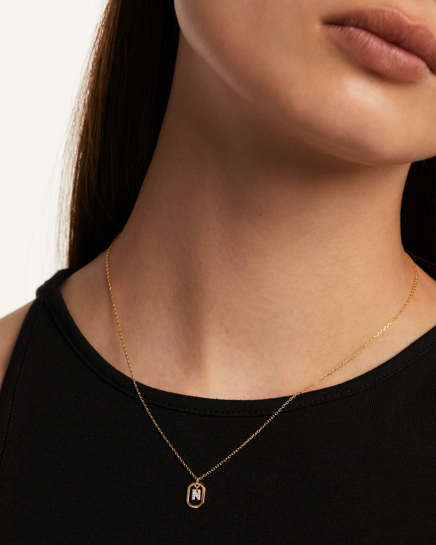 Crystal and zirconia  necklaces