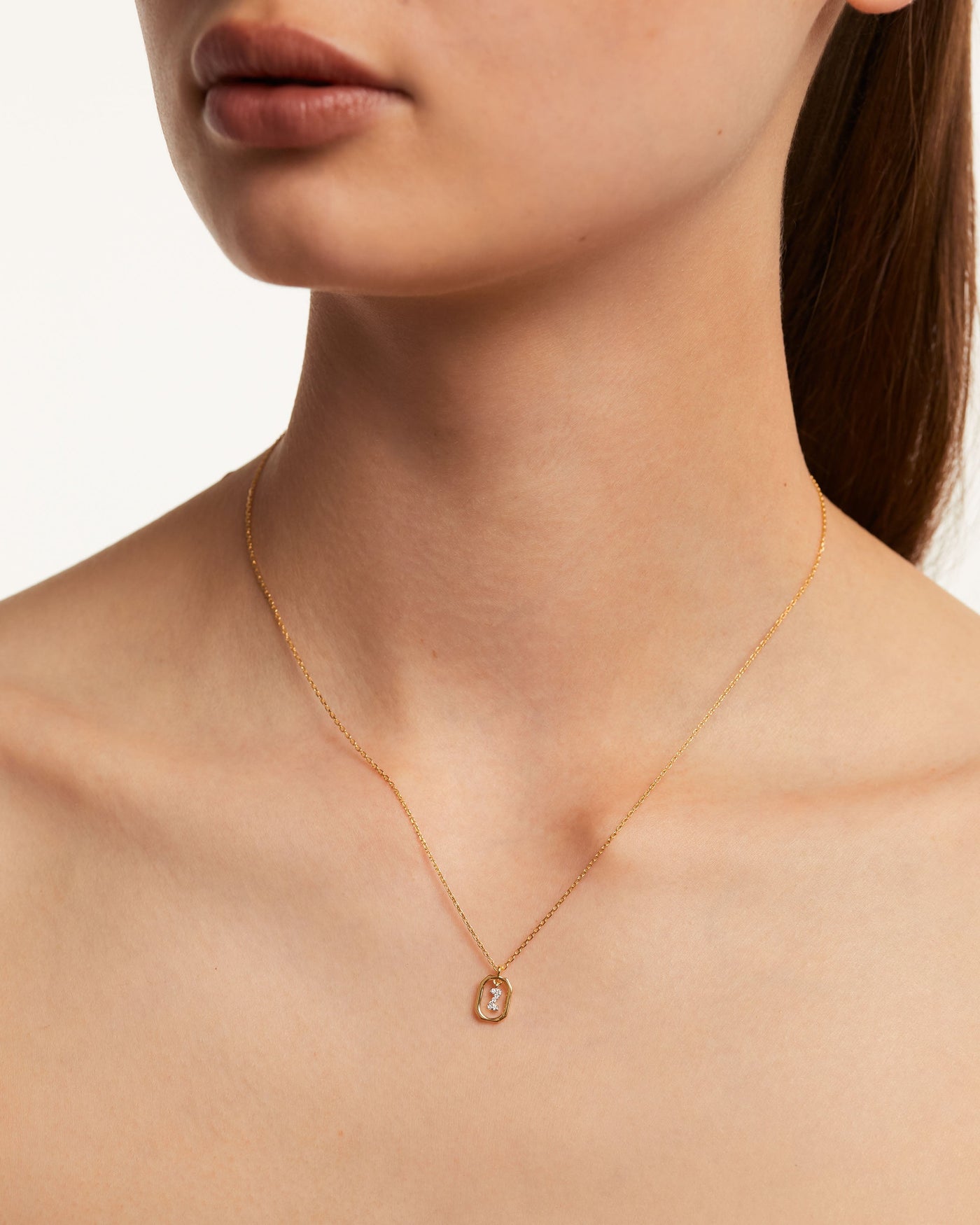 Crystal and zirconia  necklaces