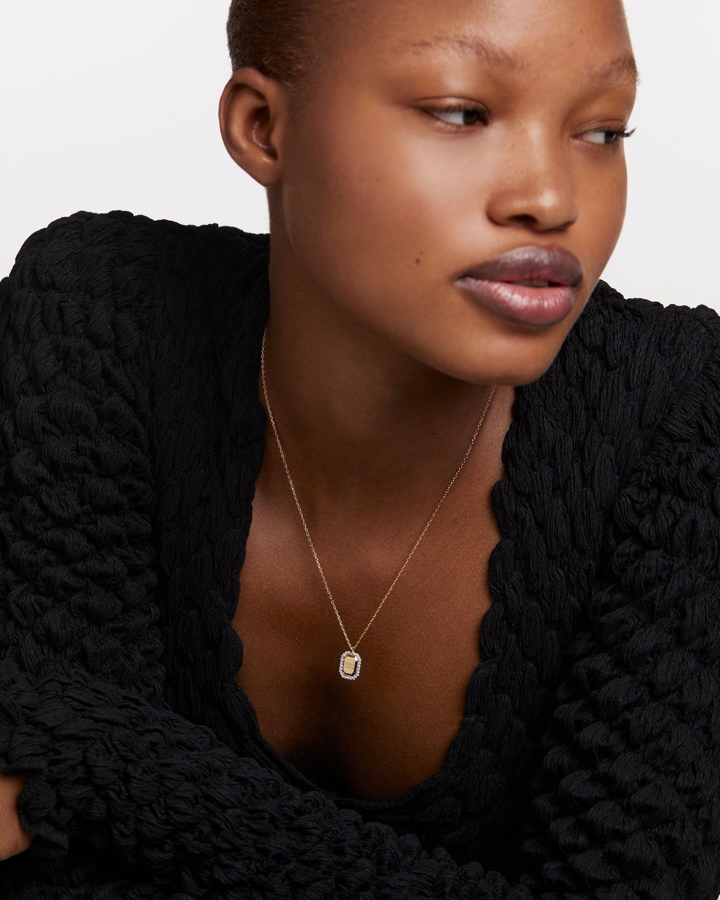 Crystal and zirconia  necklaces