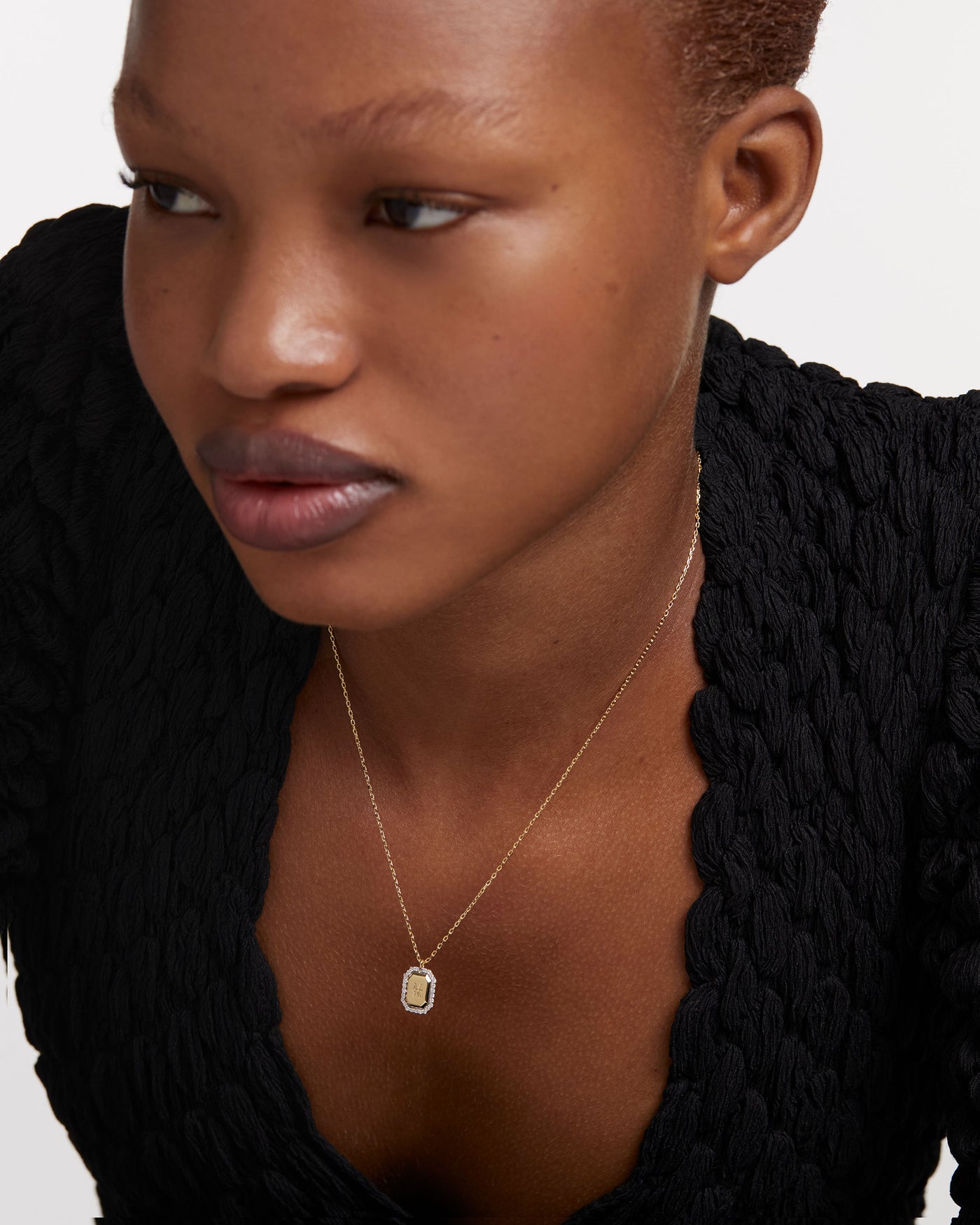 Crystal and zirconia  necklaces