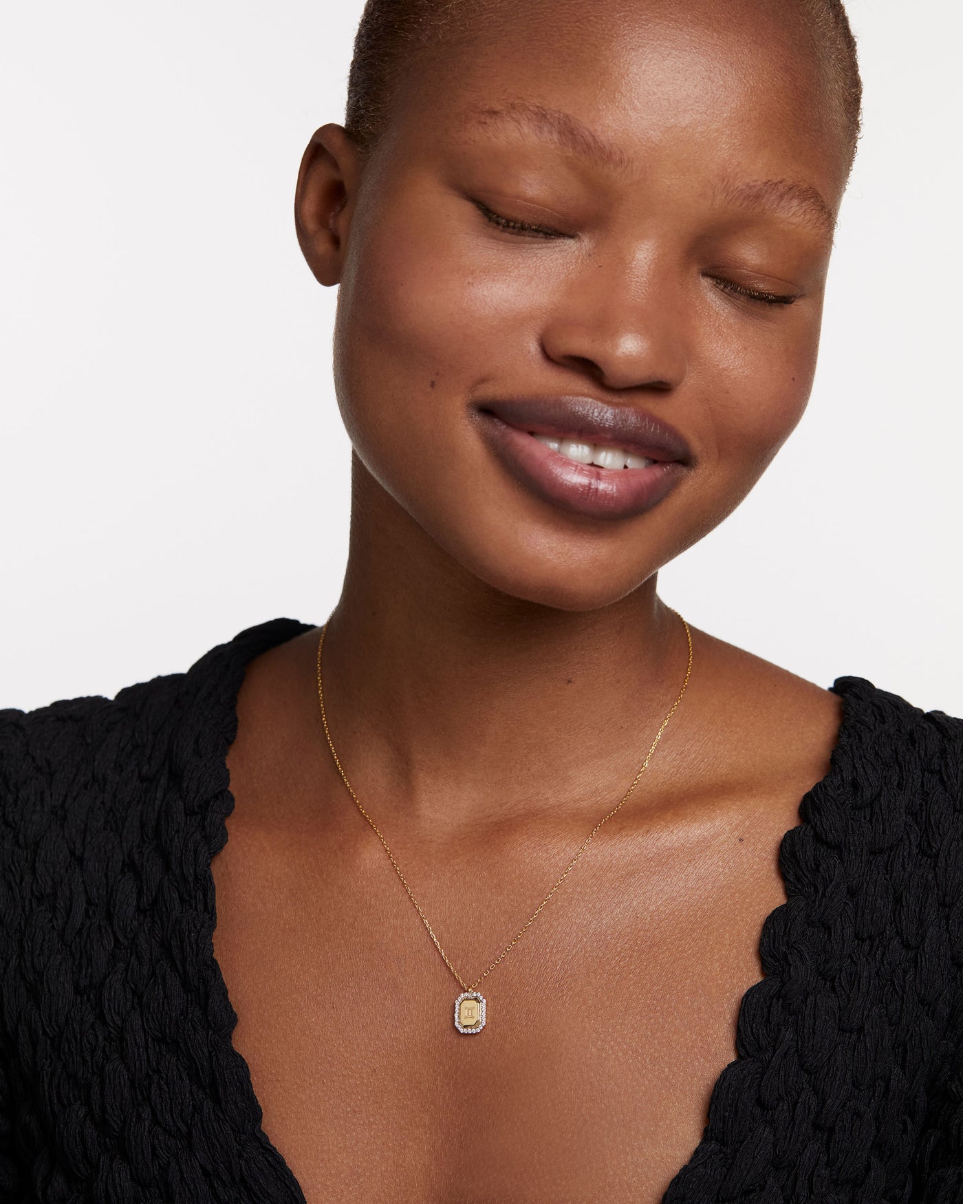 Crystal and zirconia  necklaces