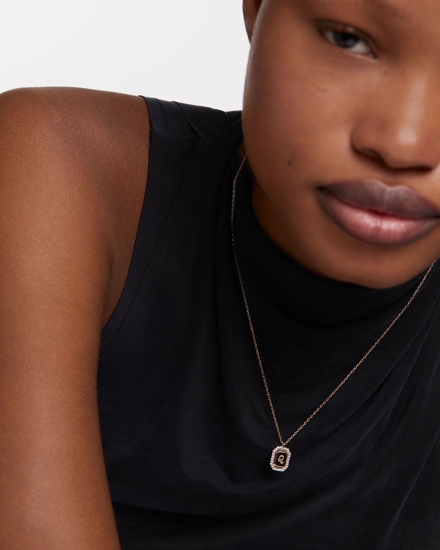 Crystal and zirconia  necklaces