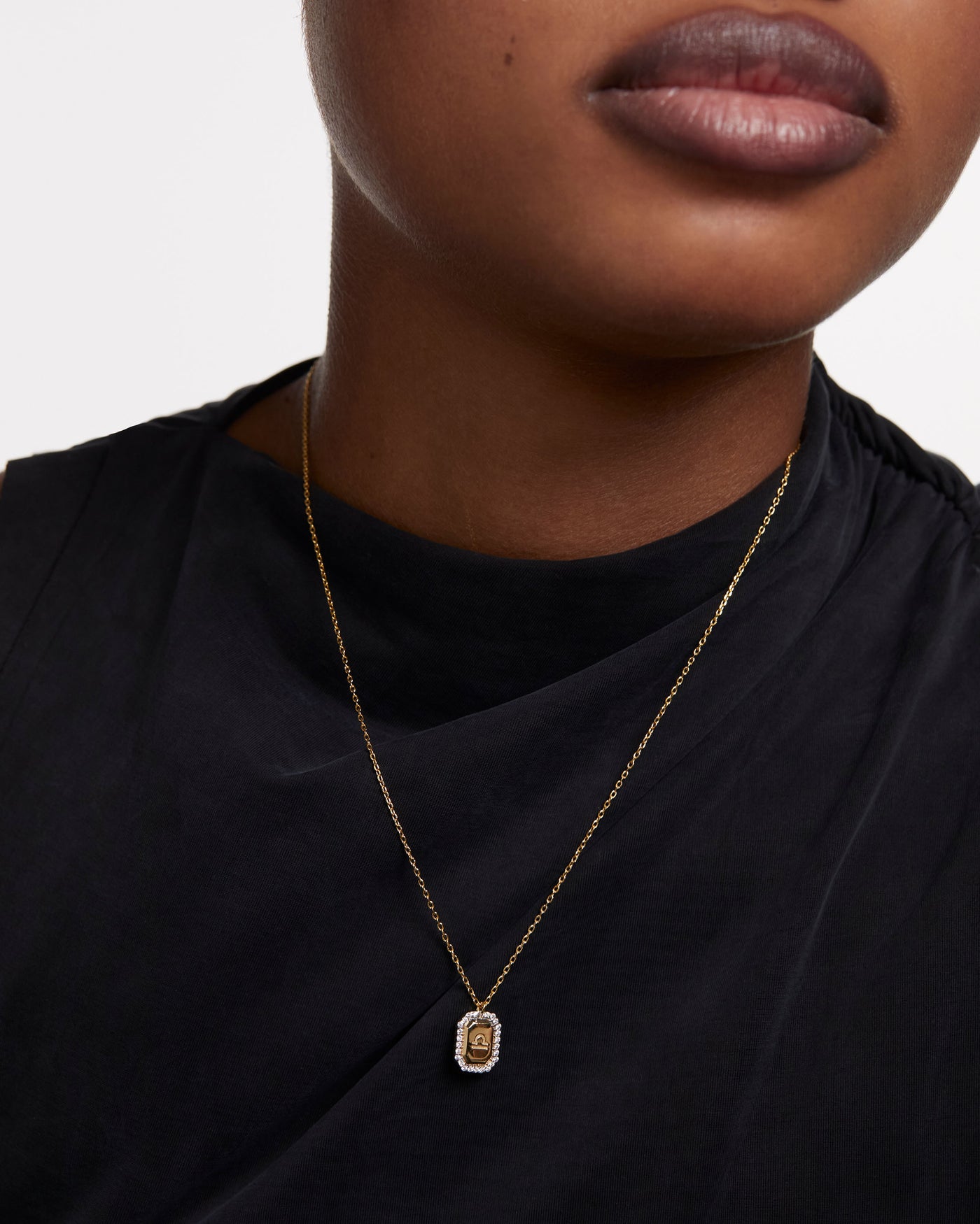 Crystal and zirconia  necklaces