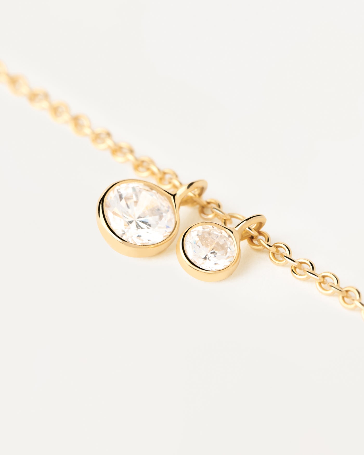 Crystal and zirconia  necklaces