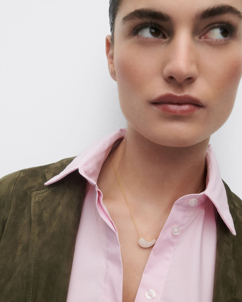Quartz Aura necklace - 
  
    Sterling Silver / 18K Gold plating
  
