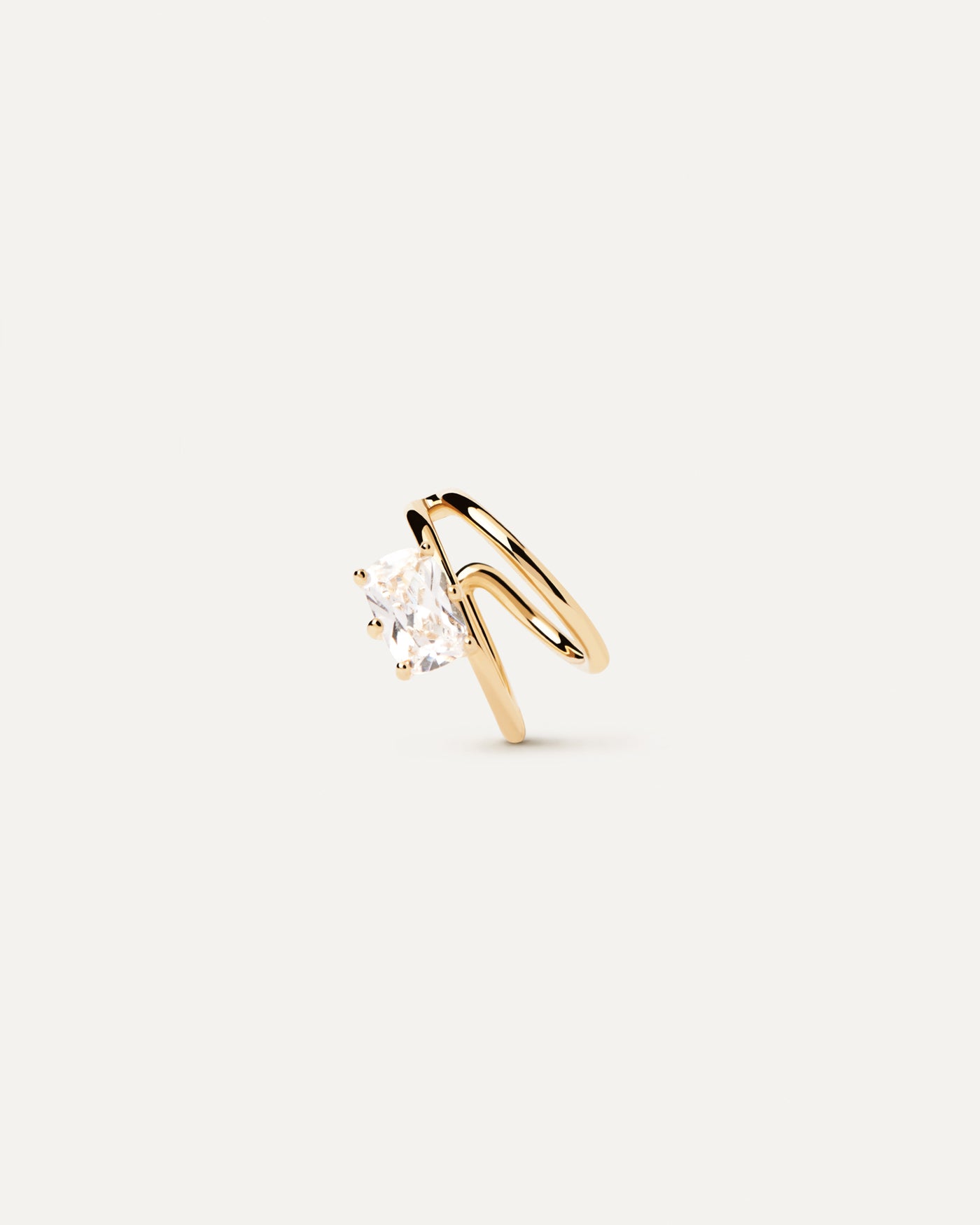 Crystal and zirconia  ear piercings