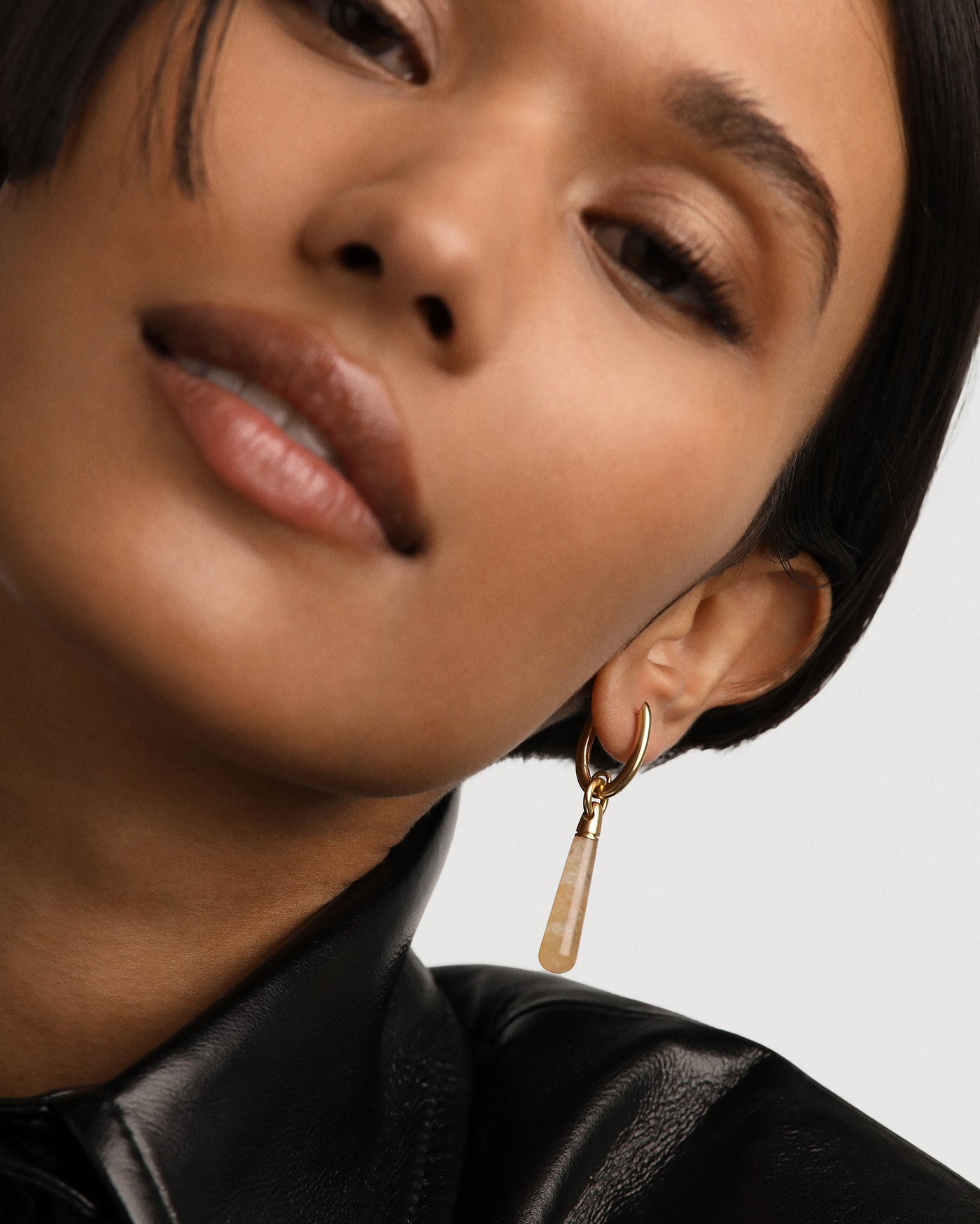 Aventurine  ear piercings