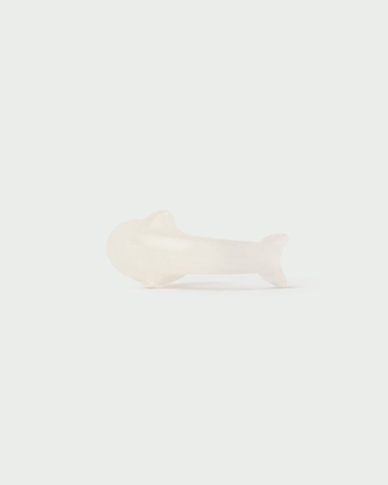Quartz Dolphin ear piercing - 
  
    Sterling Silver / 18K Gold plating
  
