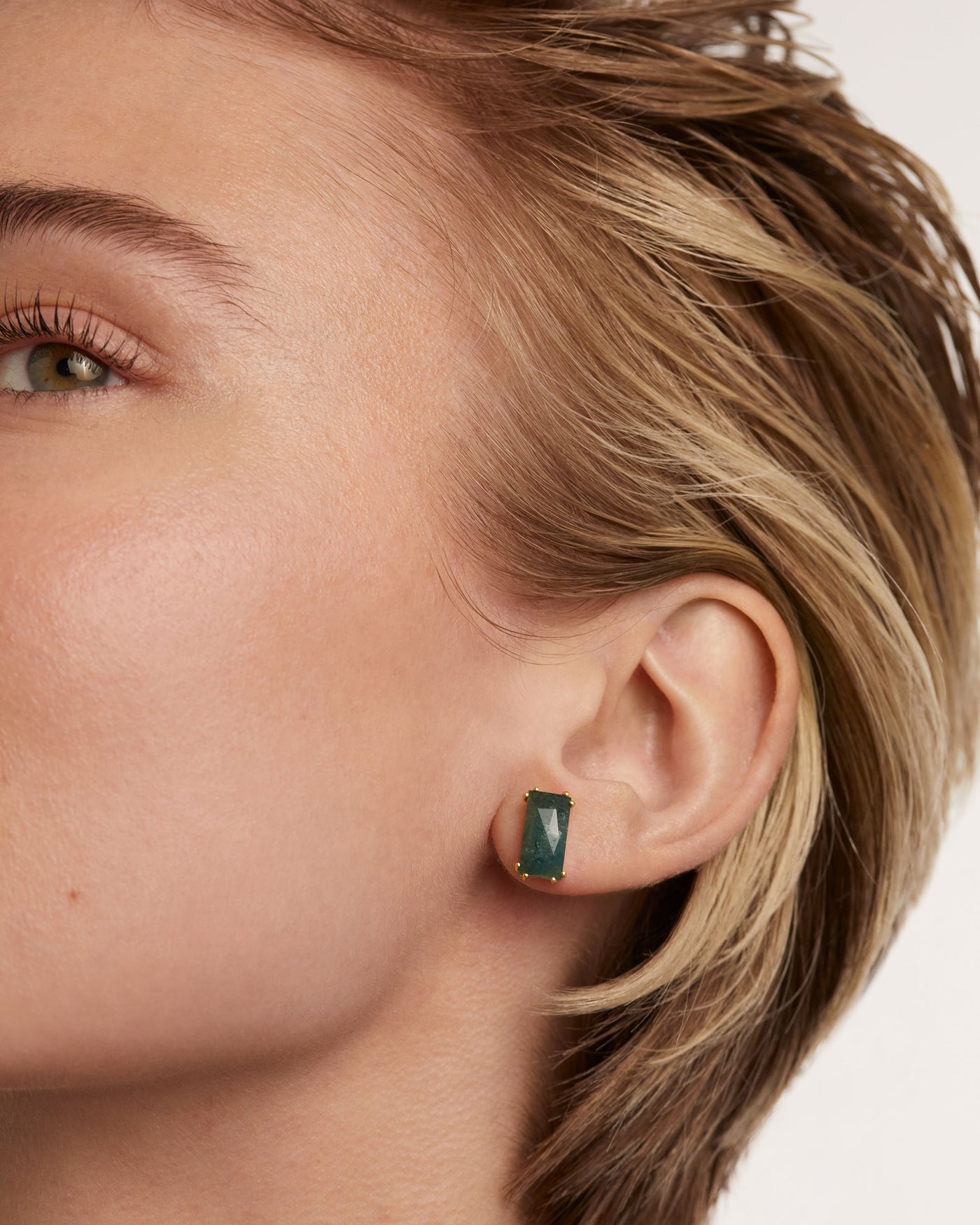 Agate  ear piercings