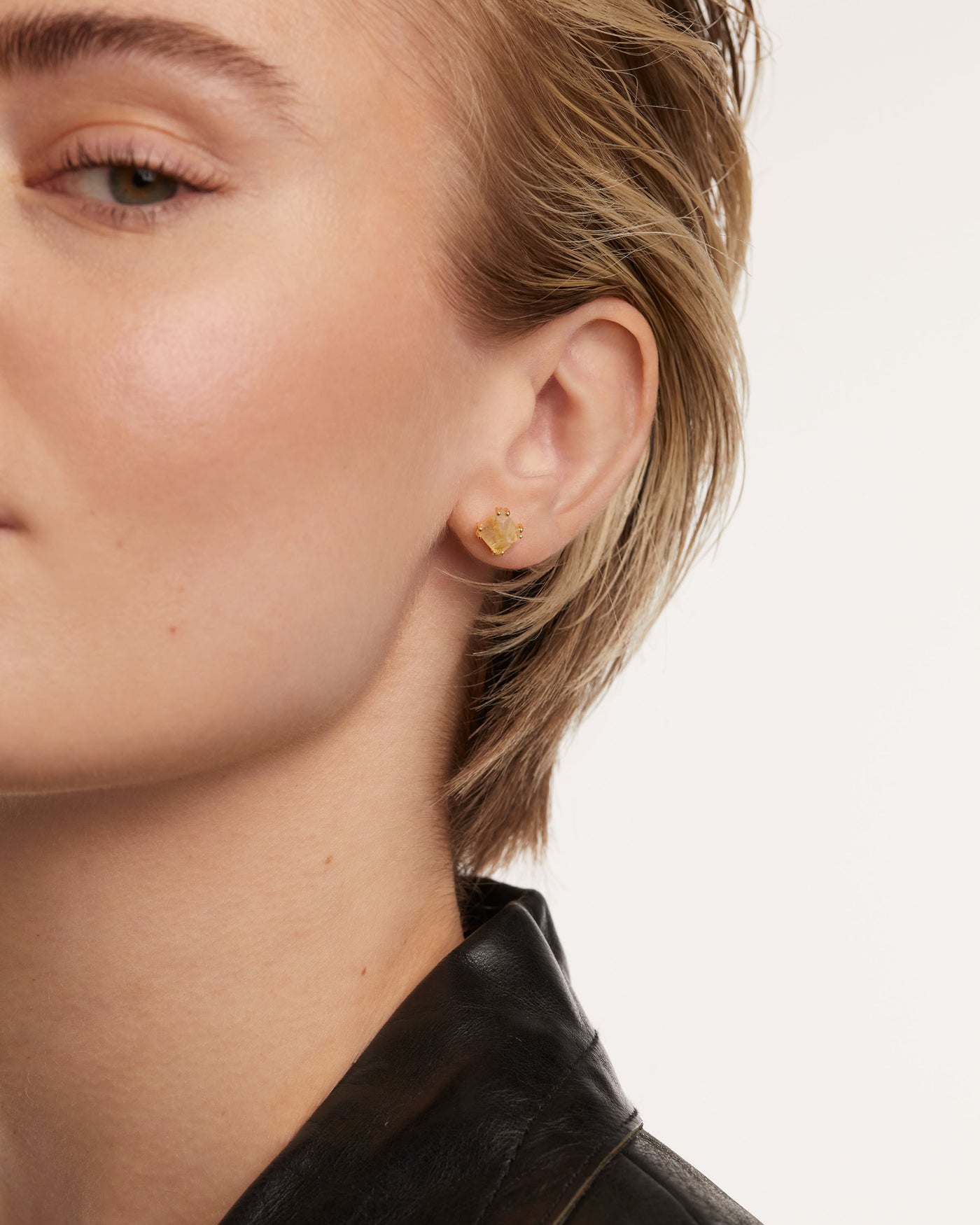 Quartz  ear piercings