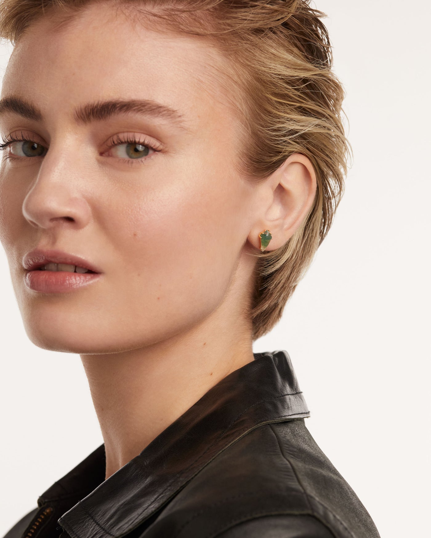 Agate  ear piercings