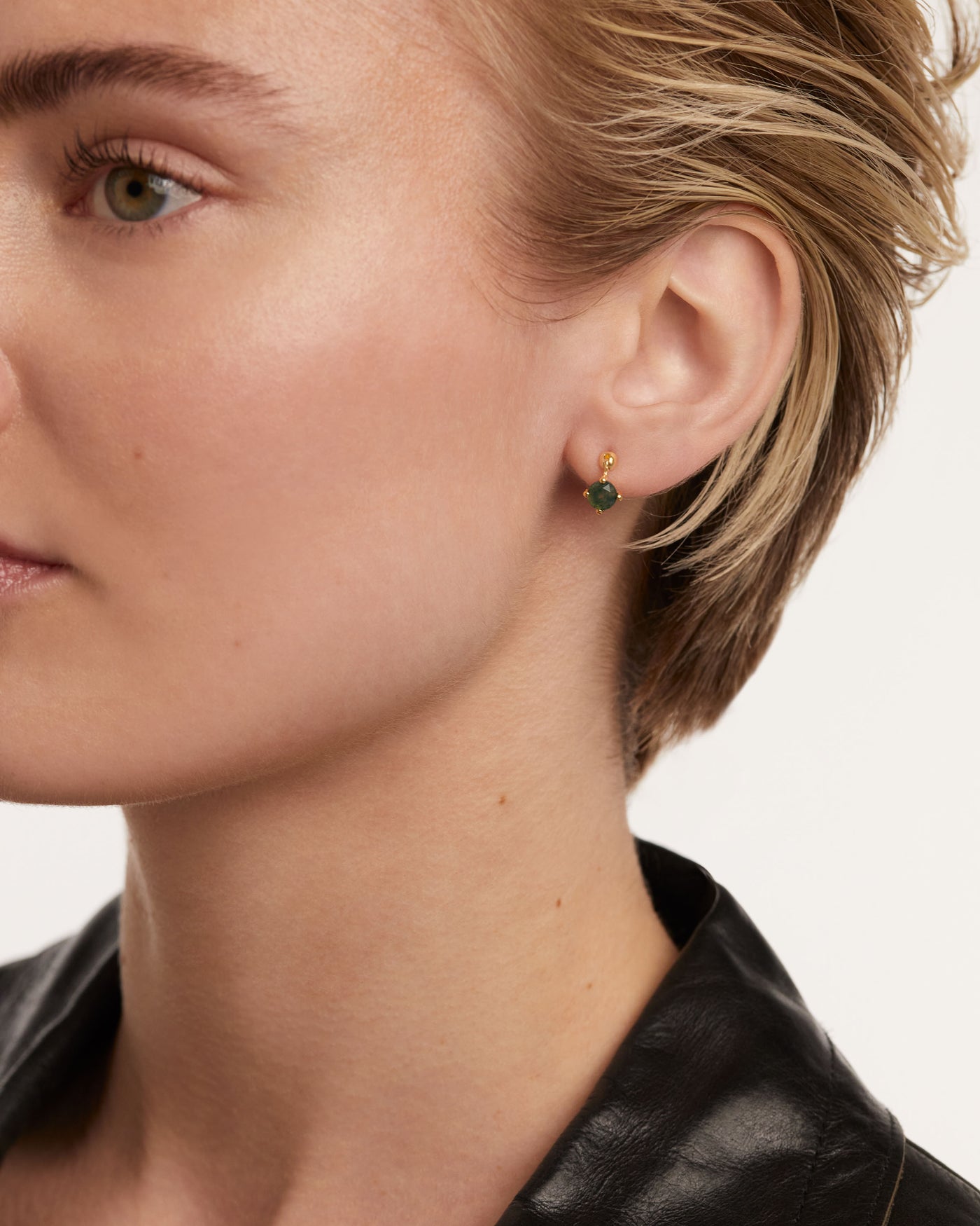 Agate  ear piercings