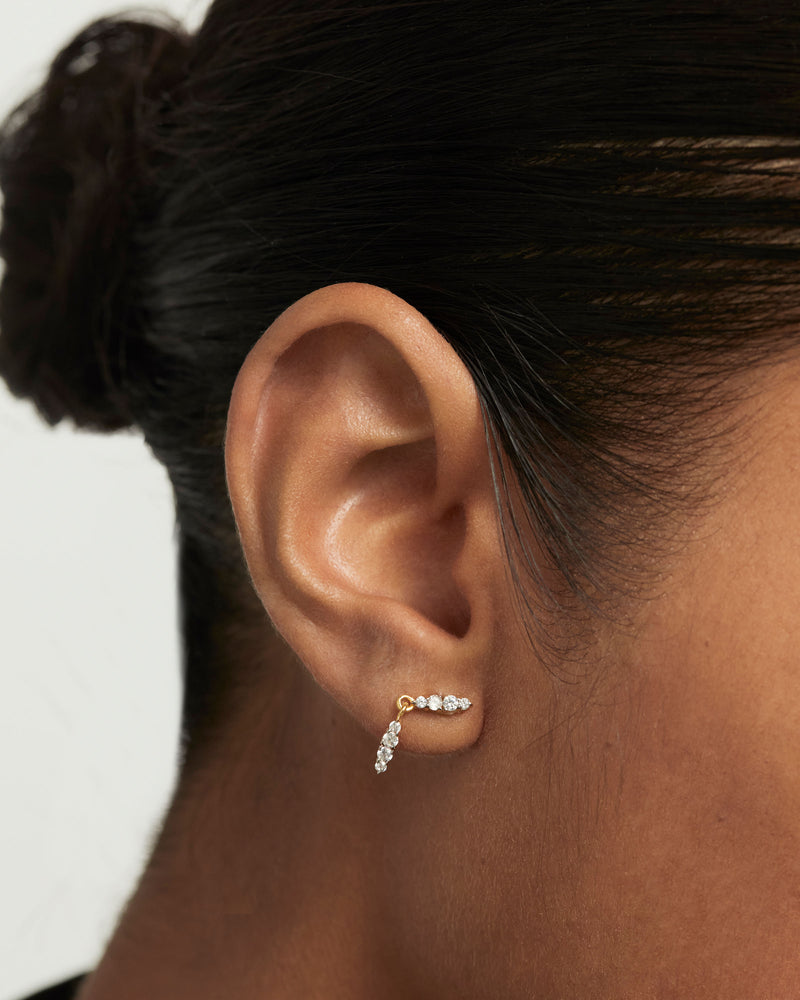Piercing orecchio Spice - 
  
    Argento sterling / Placcatura in Oro 18K
  
