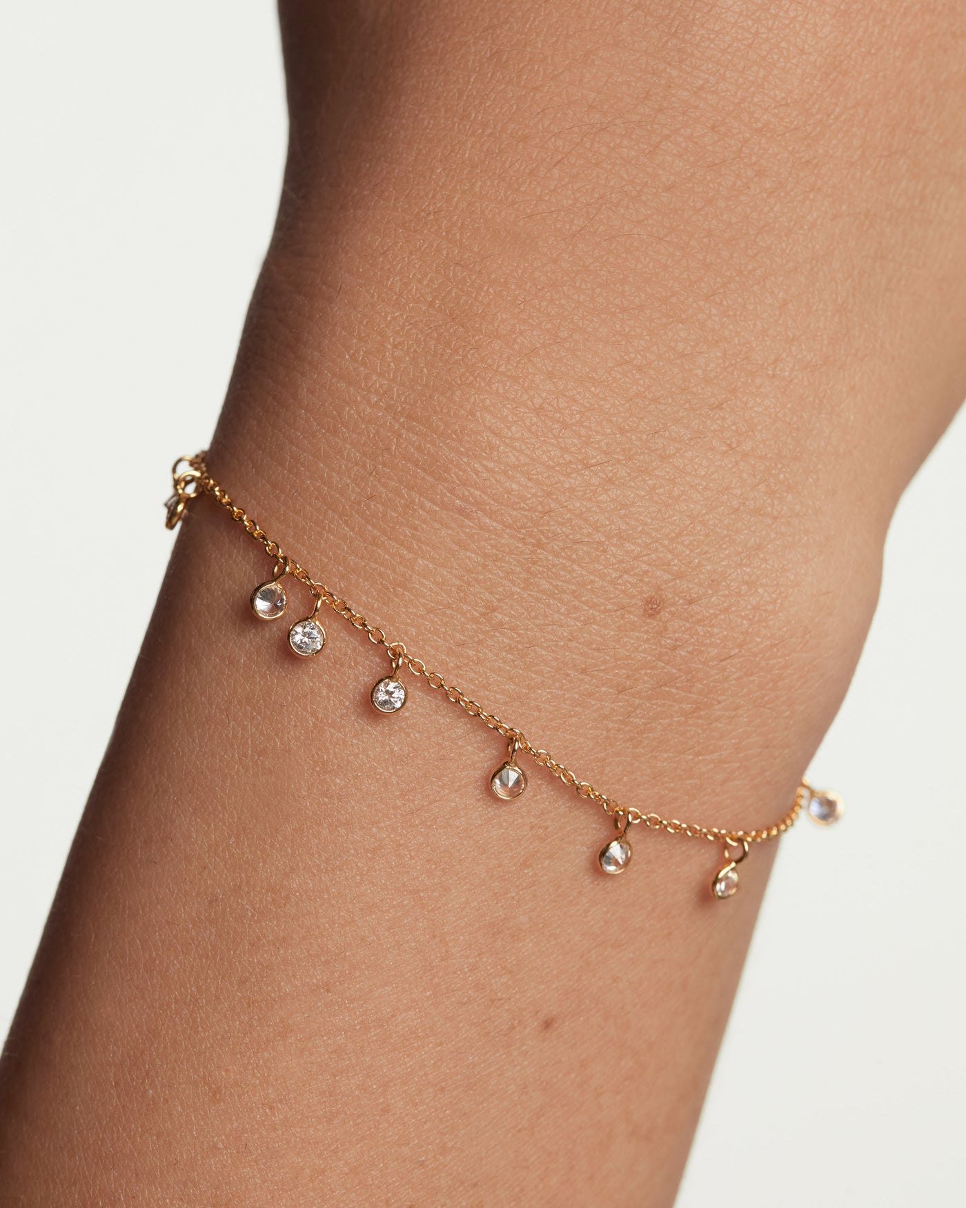 Crystal and zirconia  bracelets