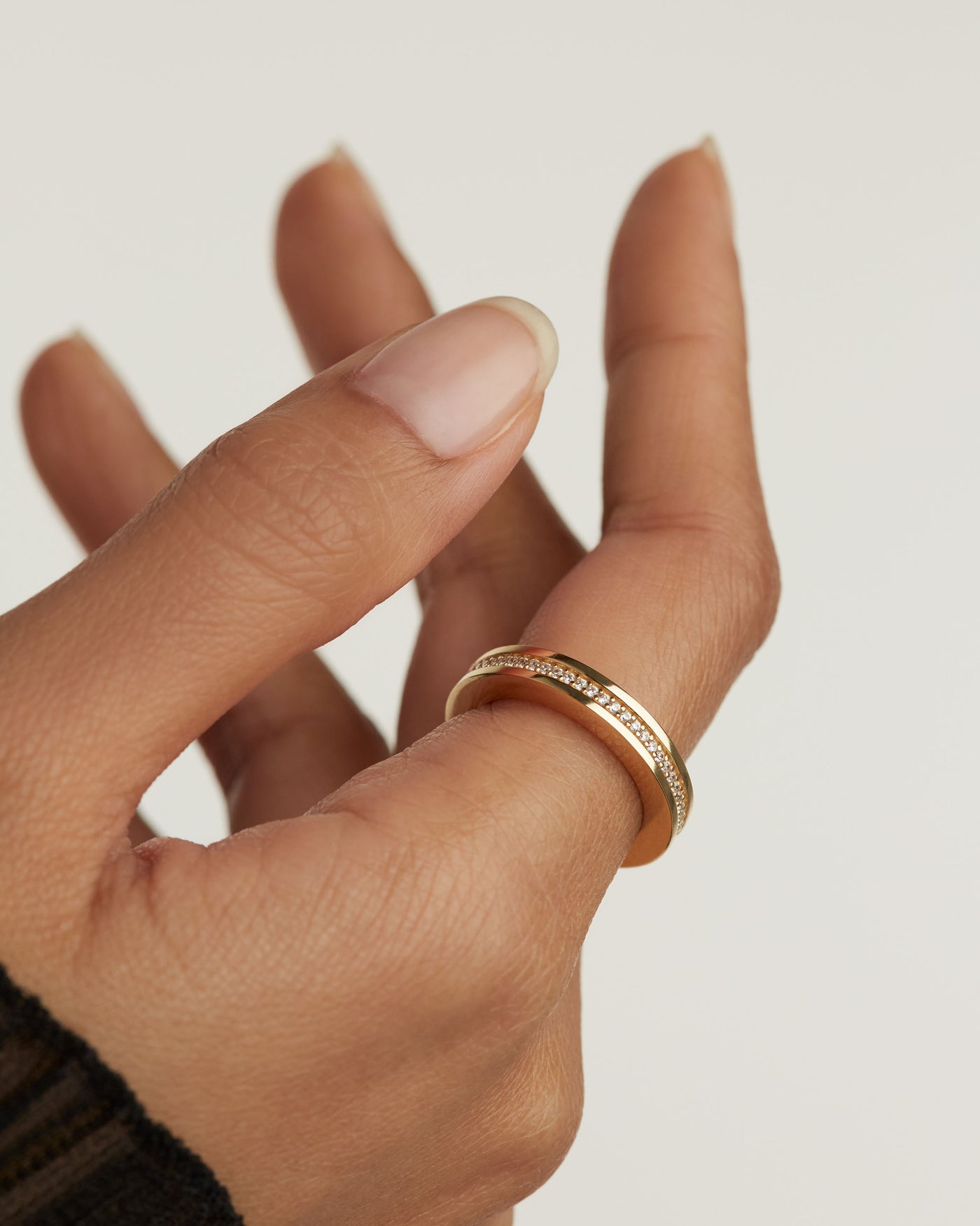 Crystal and zirconia  rings