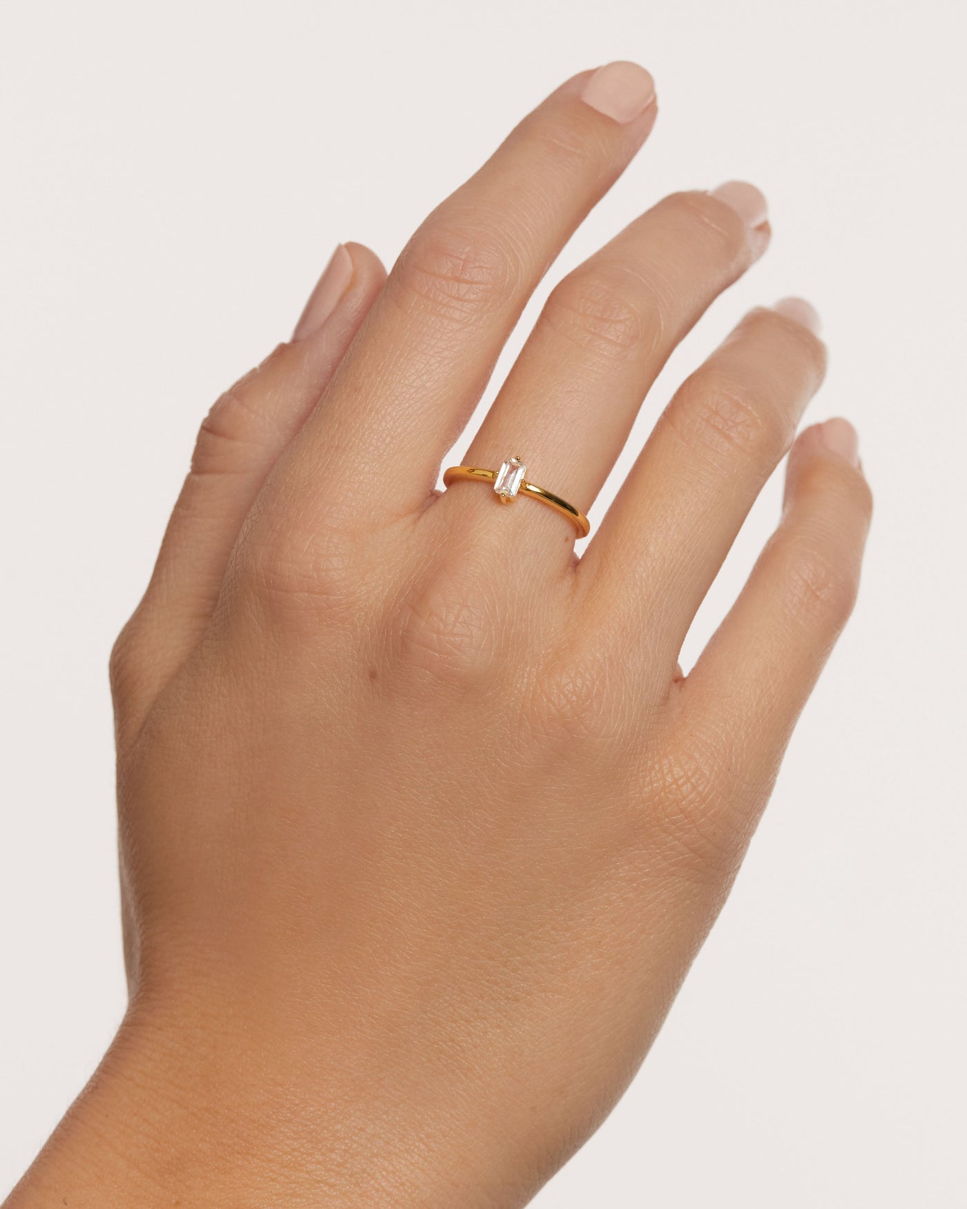 Crystal and zirconia  rings