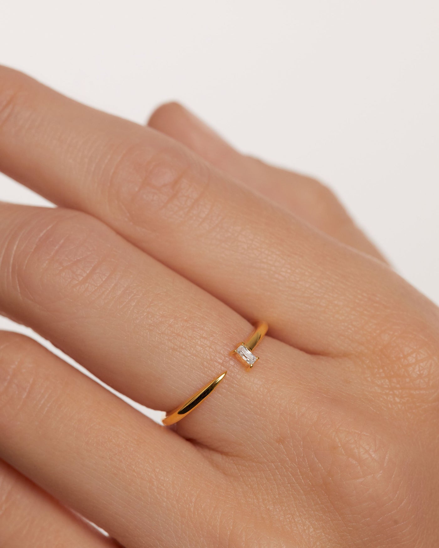 Crystal and zirconia  rings