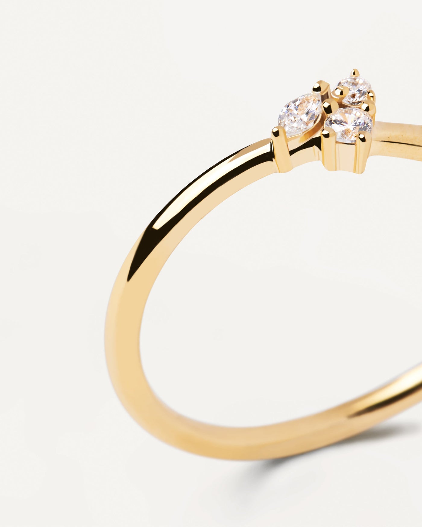Crystal and zirconia  rings