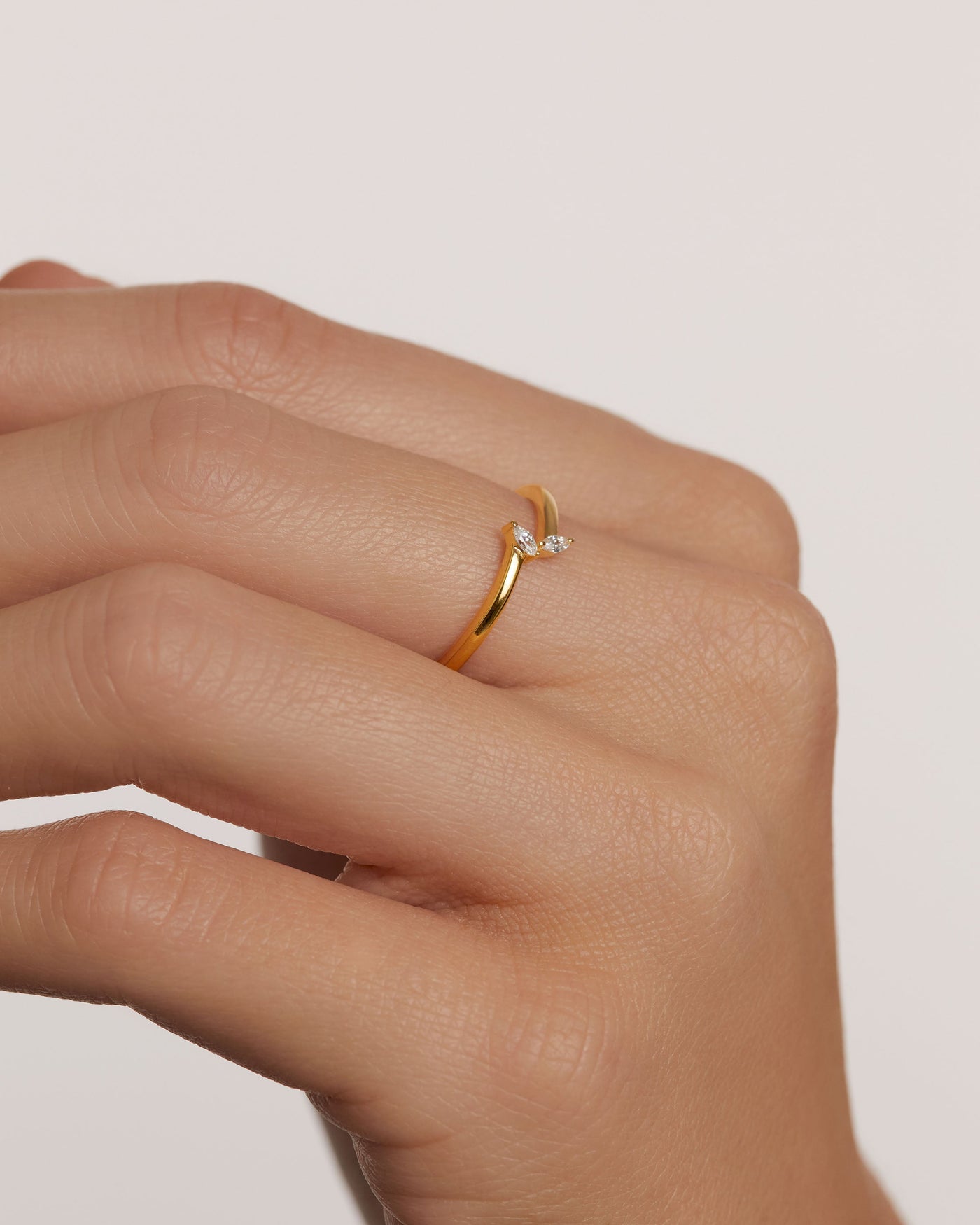 Crystal and zirconia  rings