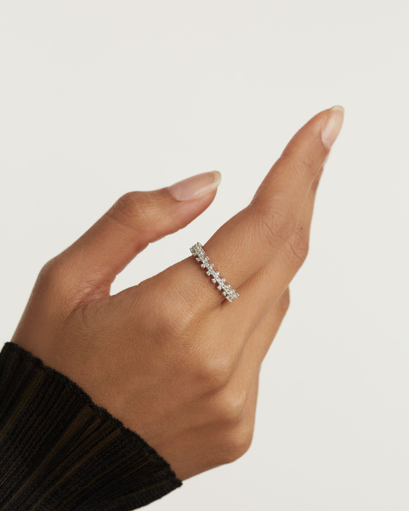 Crystal and zirconia  rings