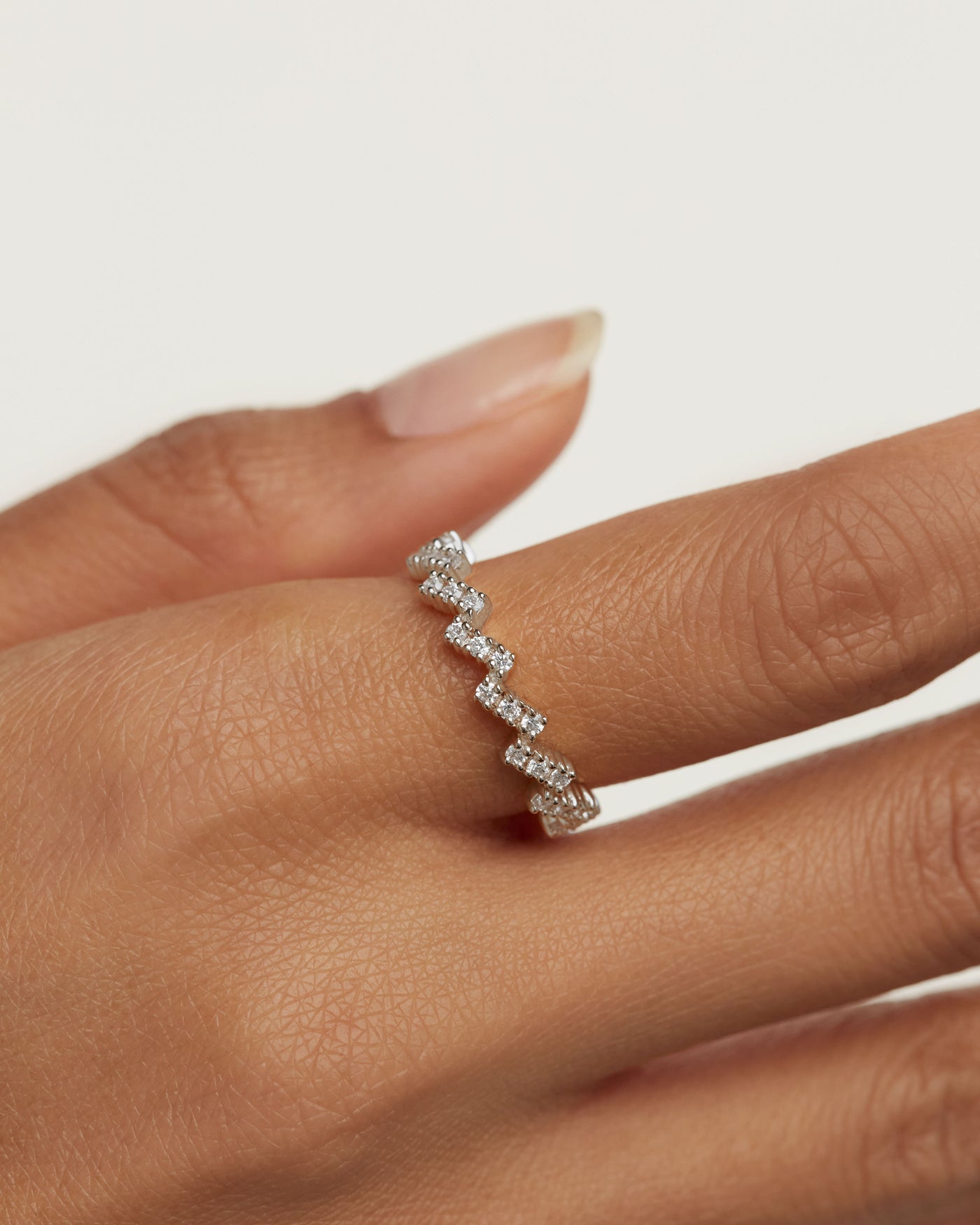 Crystal and zirconia  rings