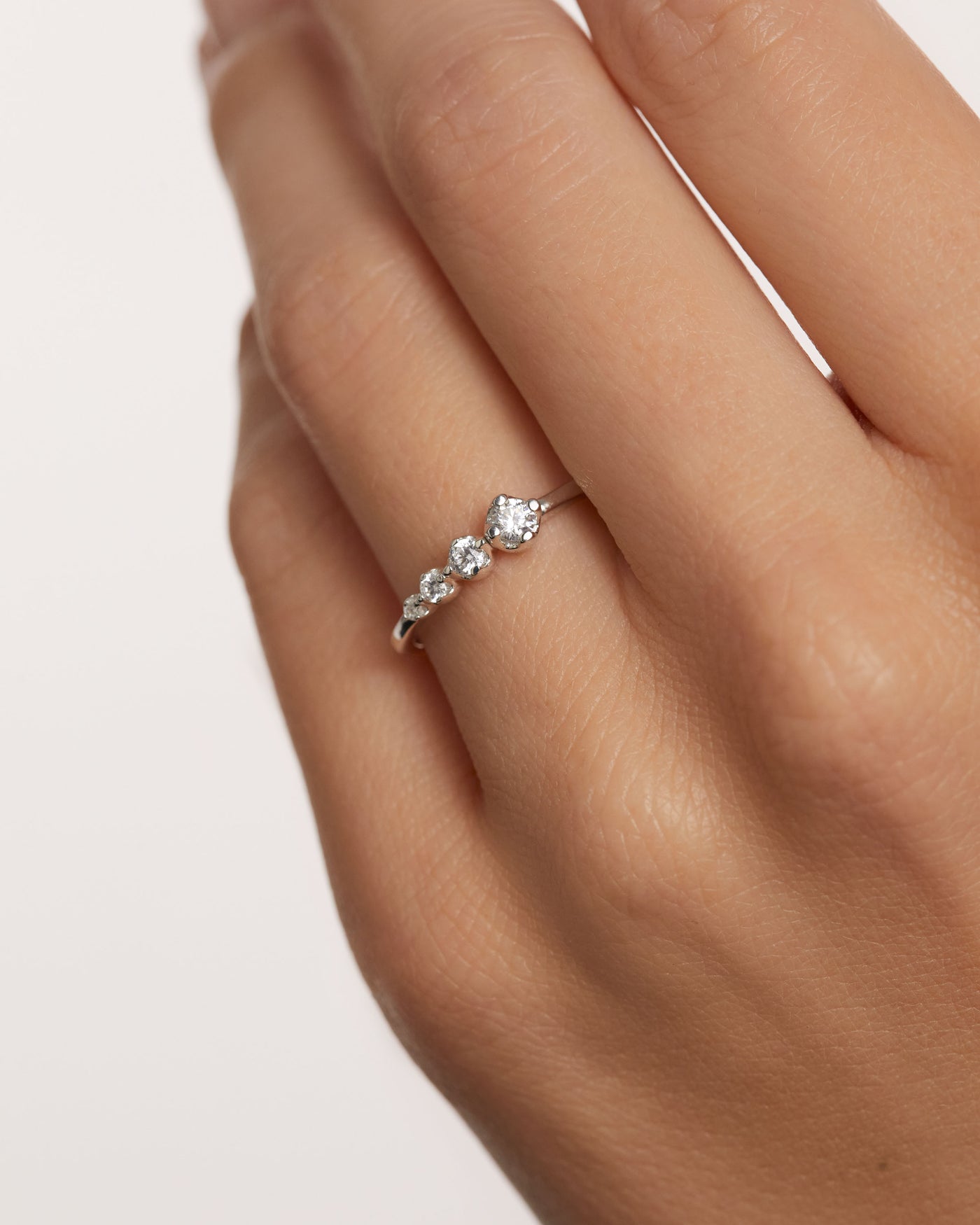 Crystal and zirconia  rings
