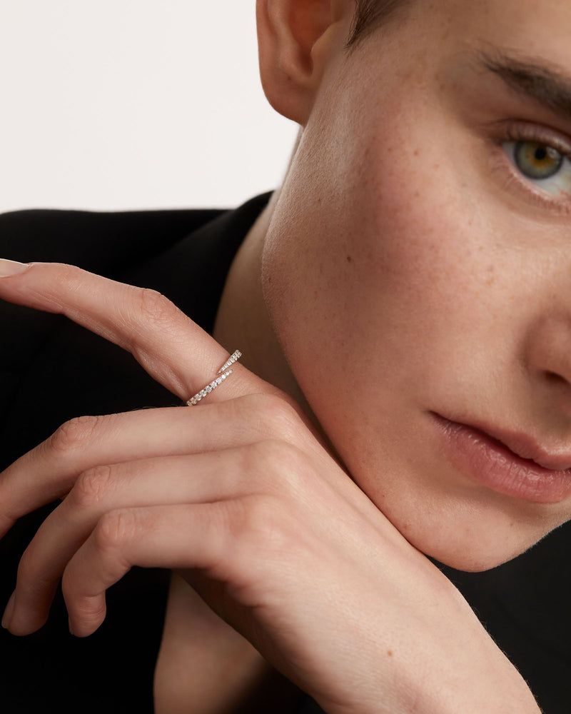 Bague en Argent Embrace - 
  
    Argent massif
  
