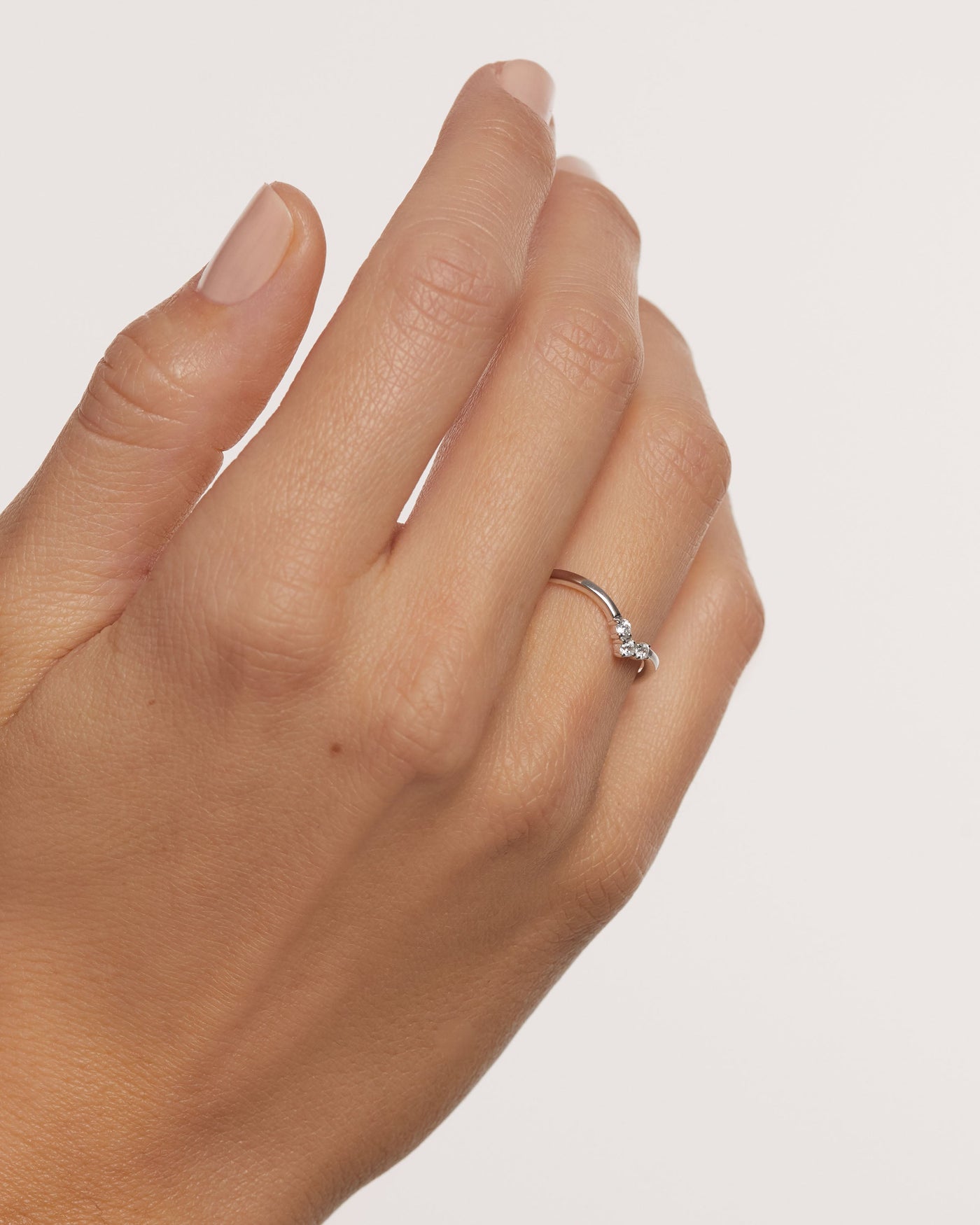 Crystal and zirconia  rings