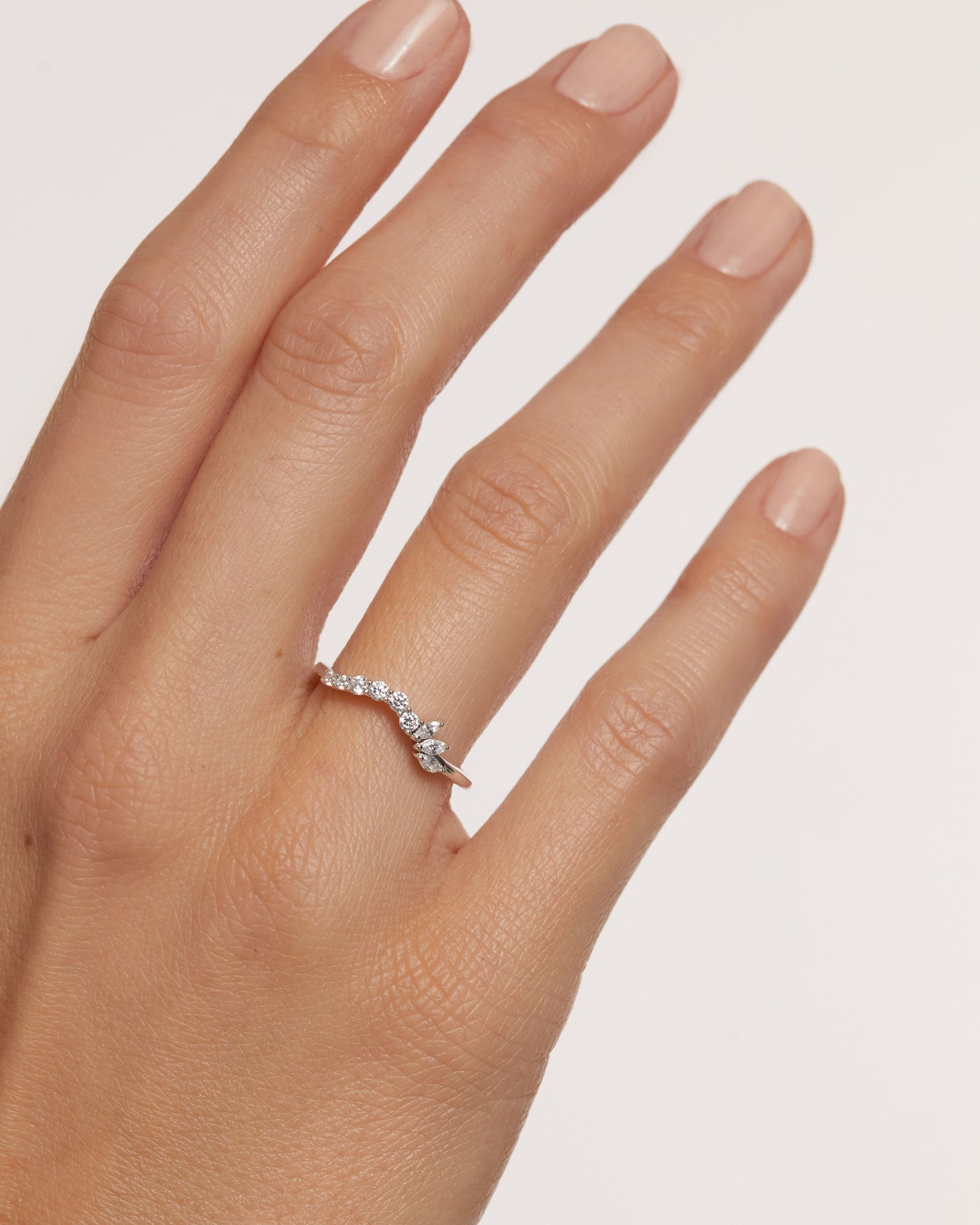 Crystal and zirconia  rings