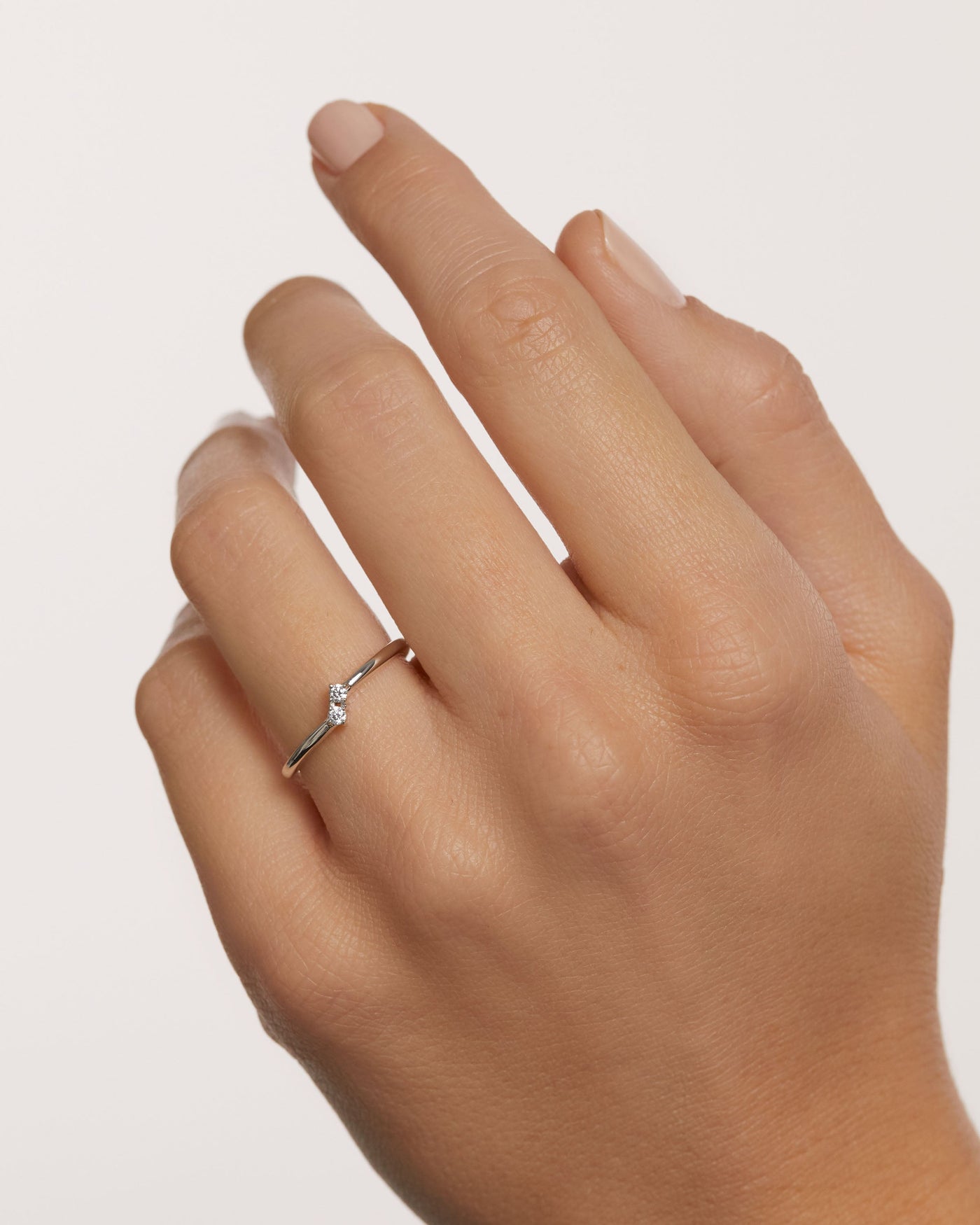 Crystal and zirconia  rings