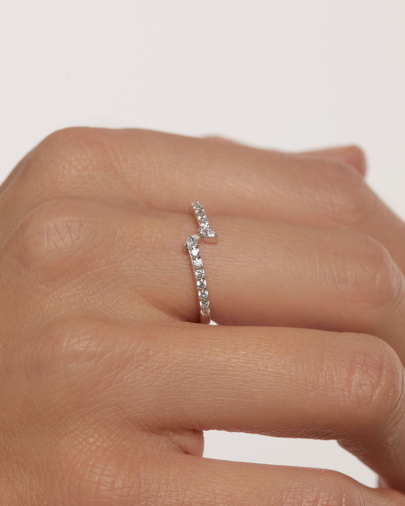 Crystal and zirconia  rings