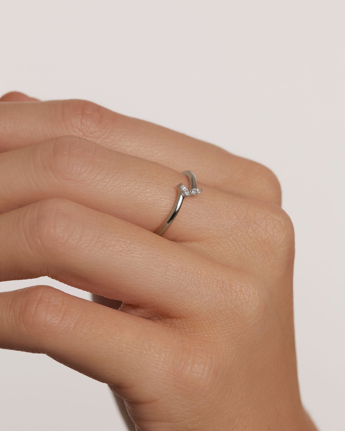Crystal and zirconia  rings